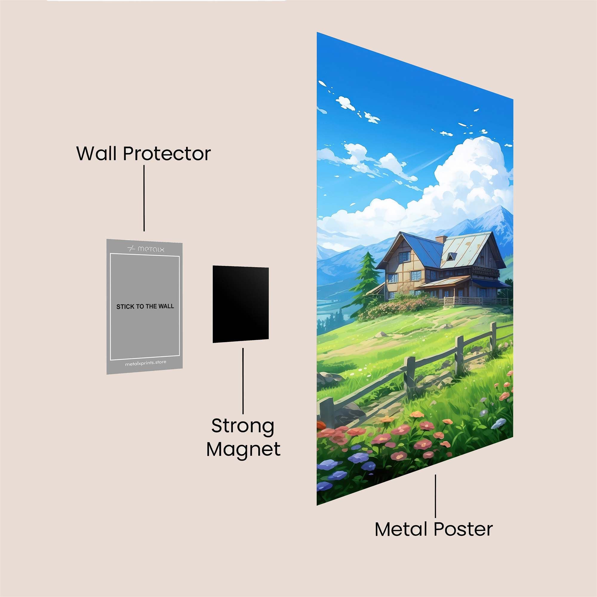 Cabin Serenity Safe Wall Magnetic / M
