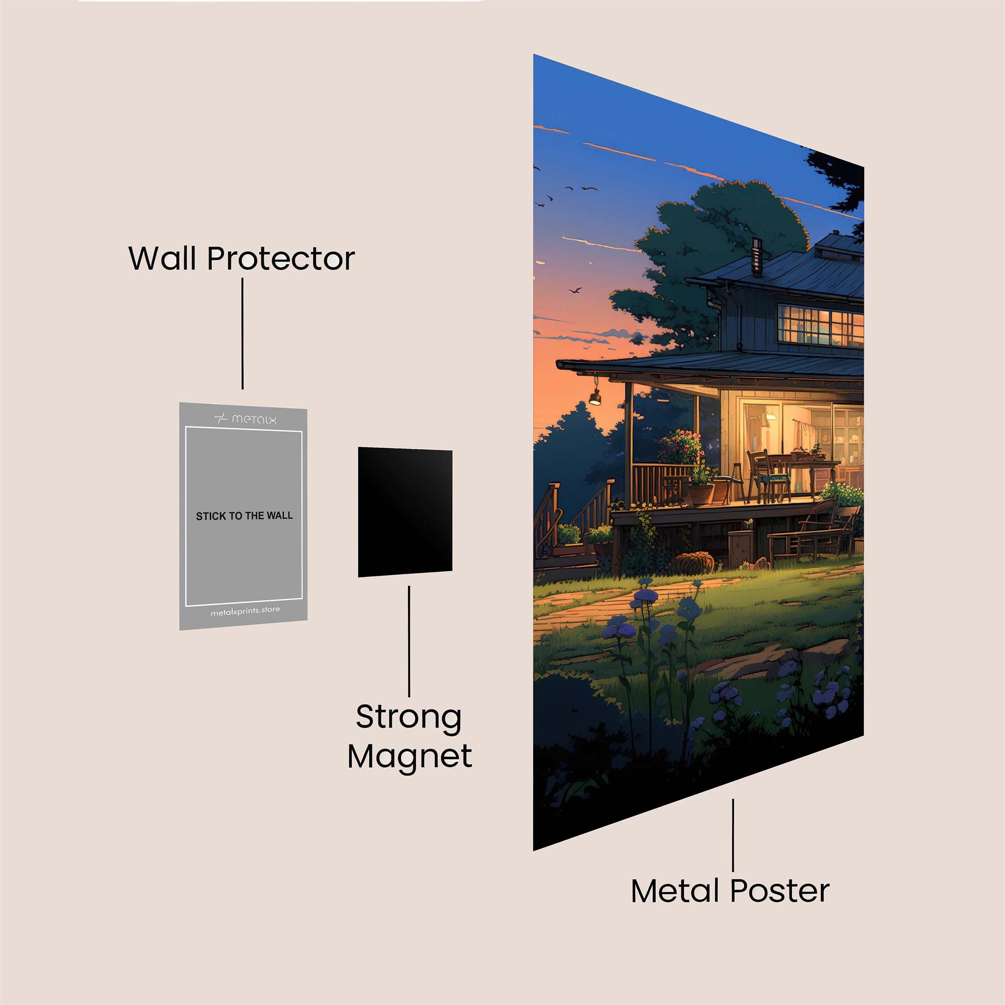 Twilight Serenity Safe Wall Magnetic / M