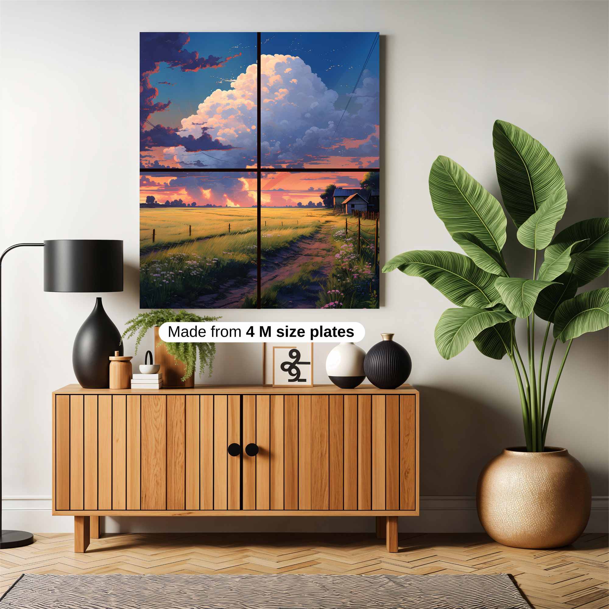 Sunset Serenity Safe Wall Magnetic / M