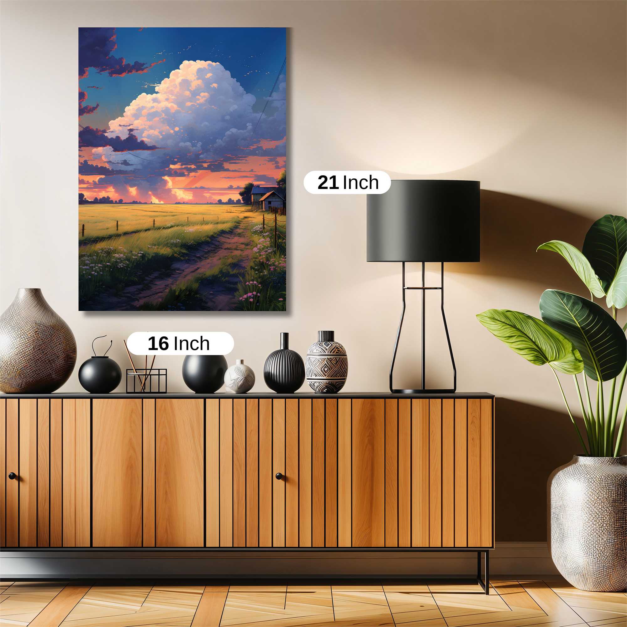Sunset Serenity Safe Wall Magnetic / M