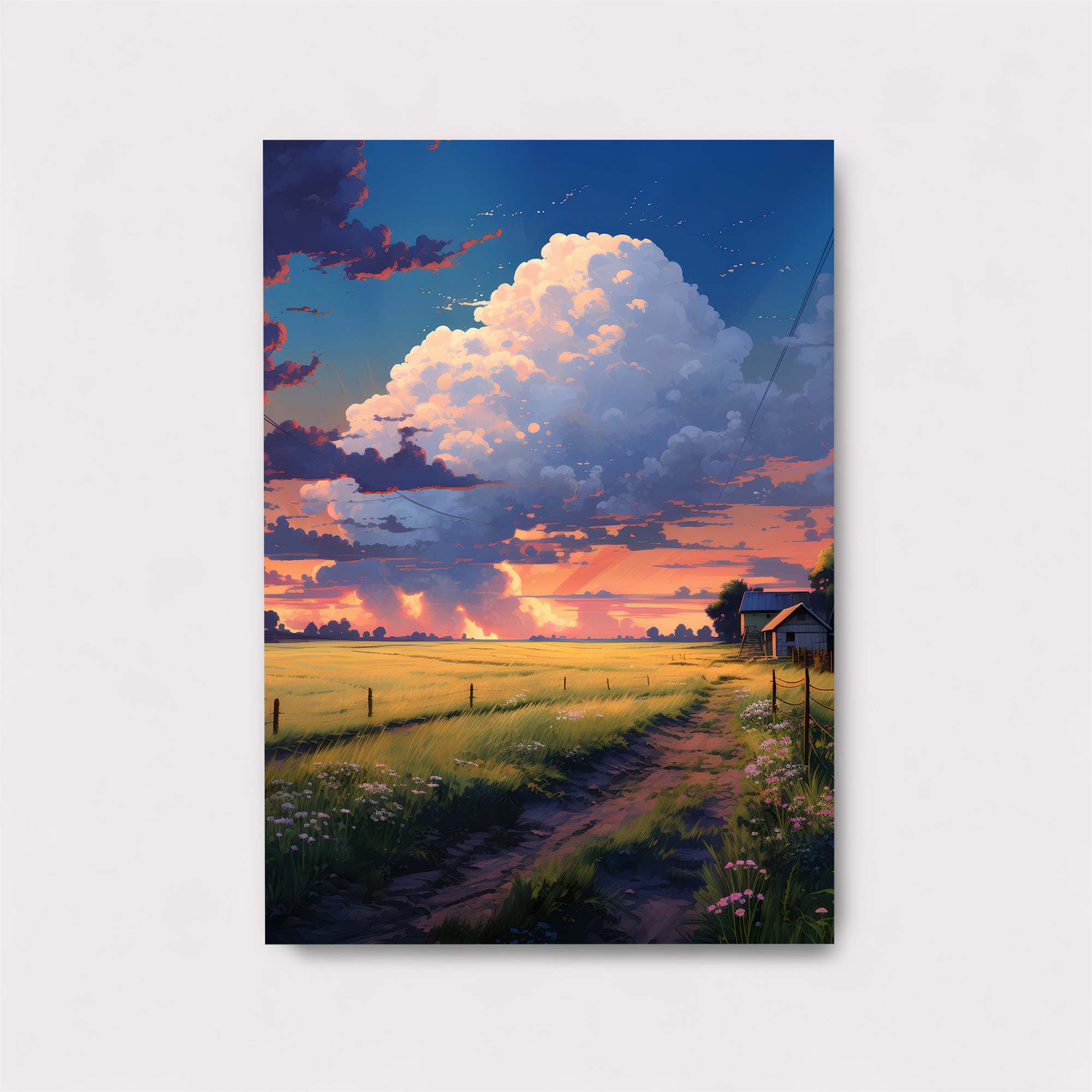 Sunset Serenity Safe Wall Magnetic / M