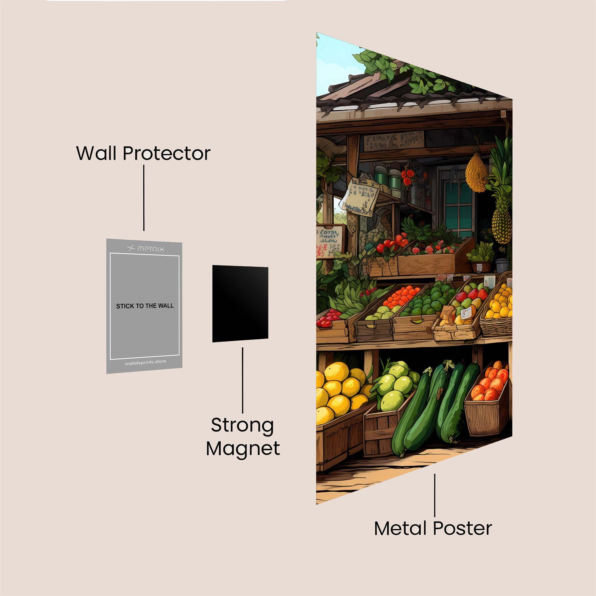 Fruitful Haven Safe Wall Magnetic / M