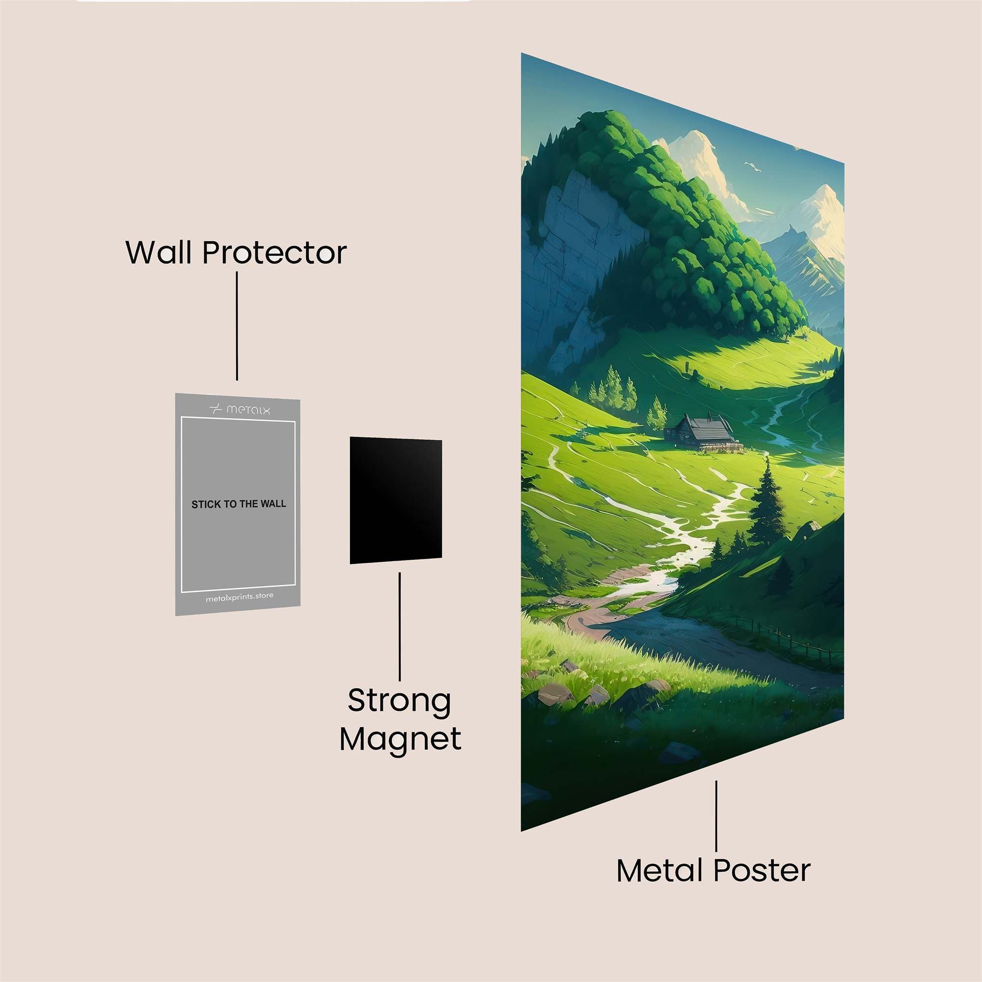 Alpine Serenity Safe Wall Magnetic / M