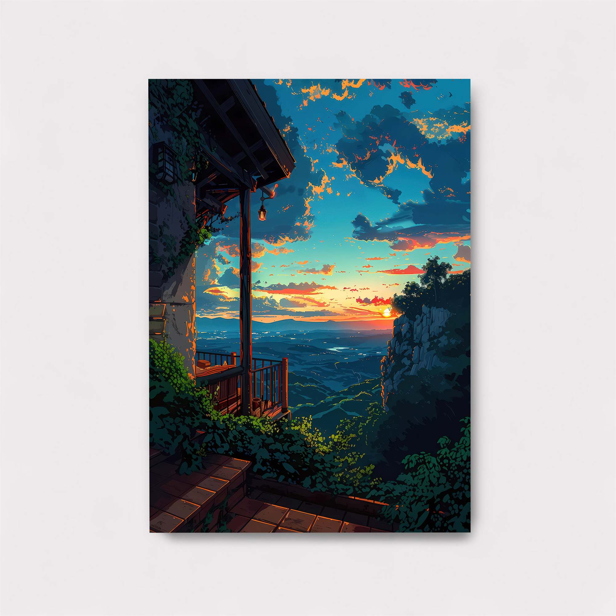 Sunset Serenity Safe Wall Magnetic / M
