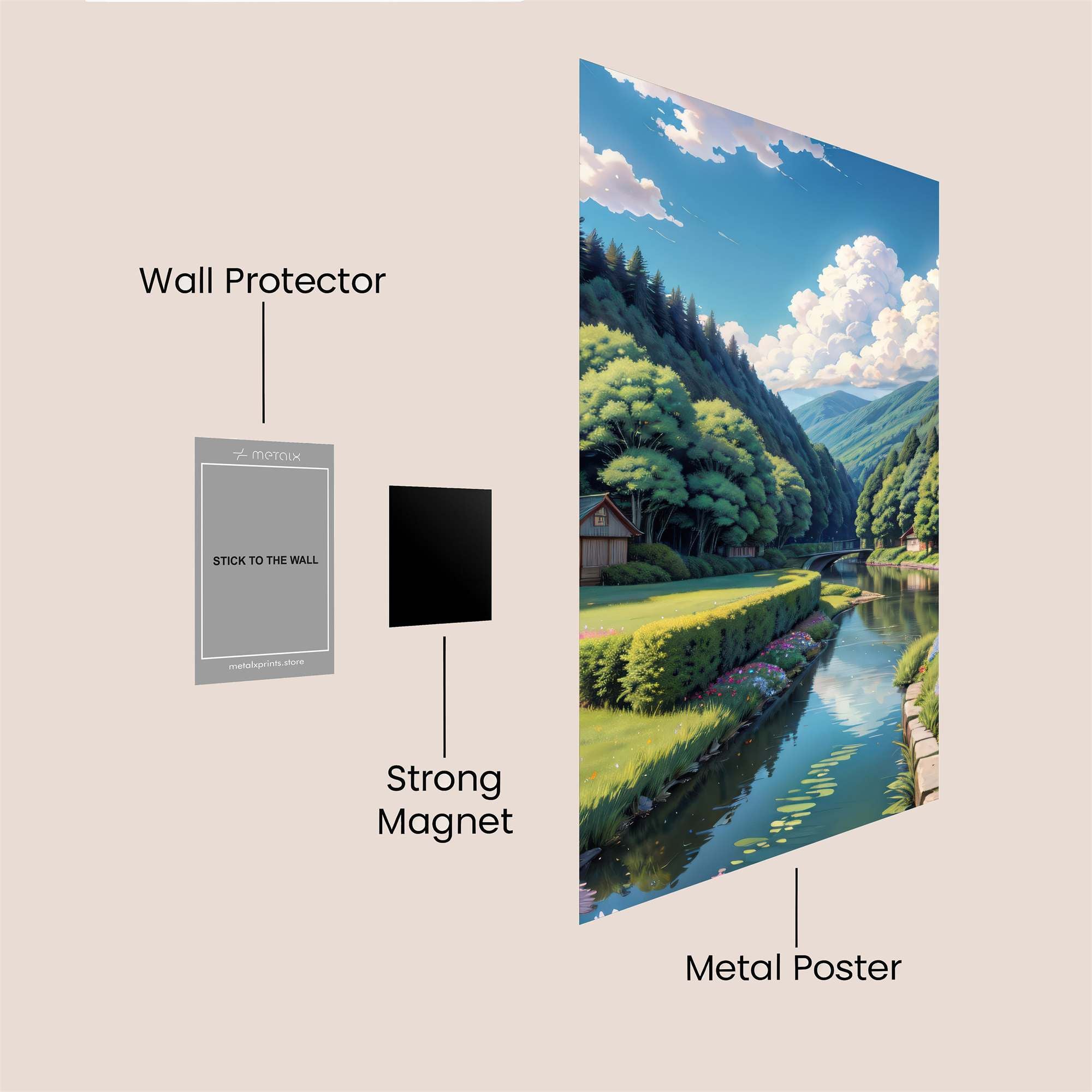 Valley Serenity Safe Wall Magnetic / M