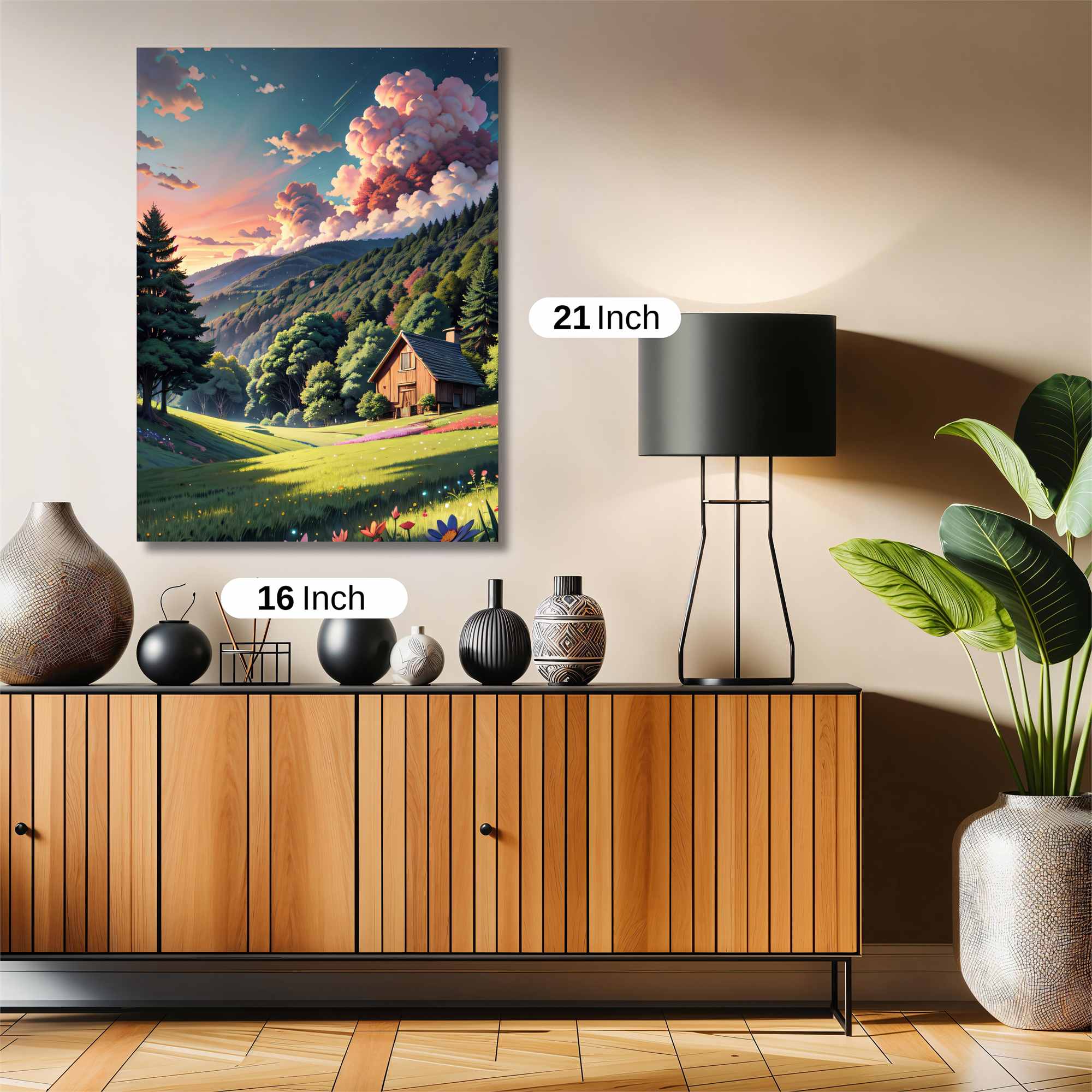 Sunset Serenity Safe Wall Magnetic / M