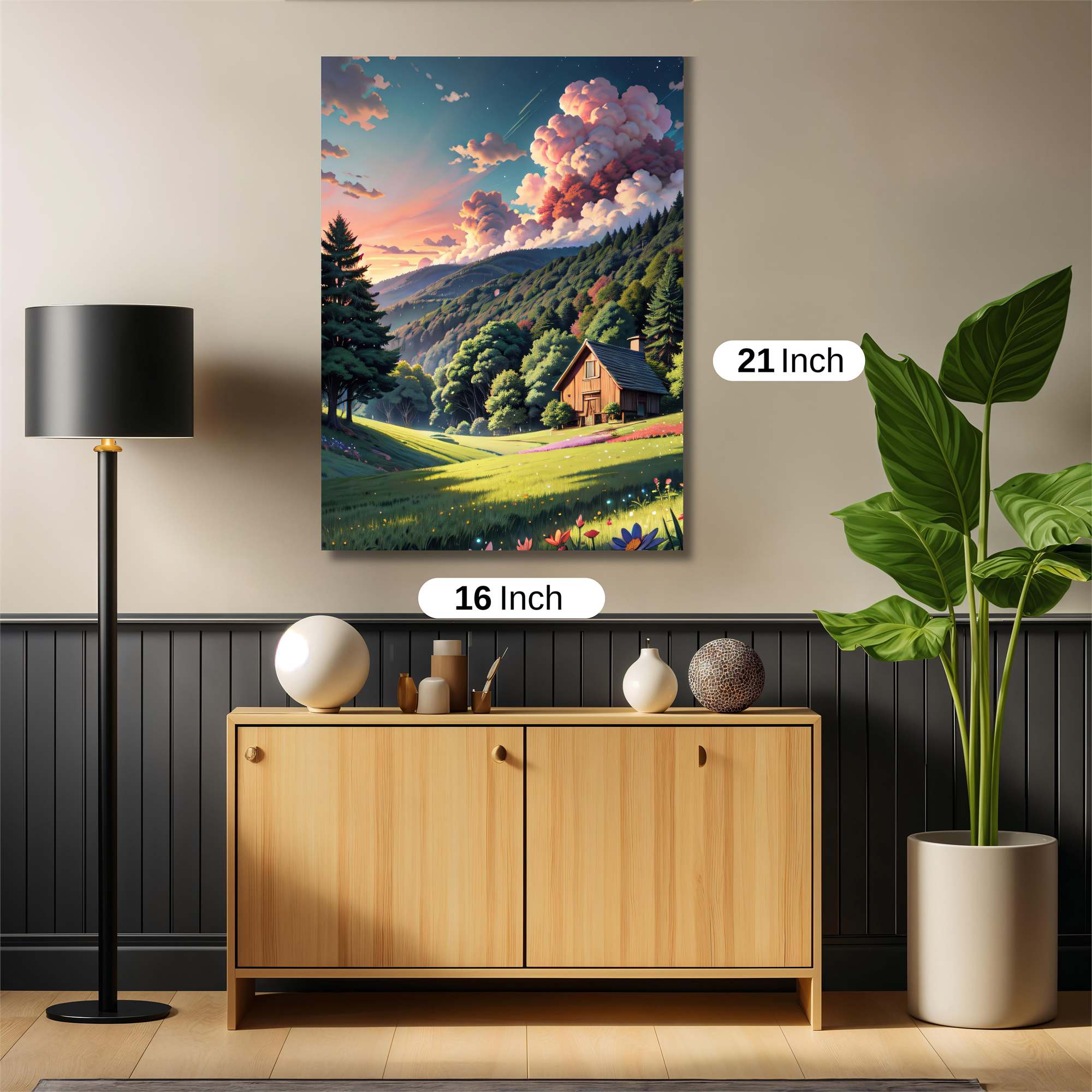 Sunset Serenity Safe Wall Magnetic / M