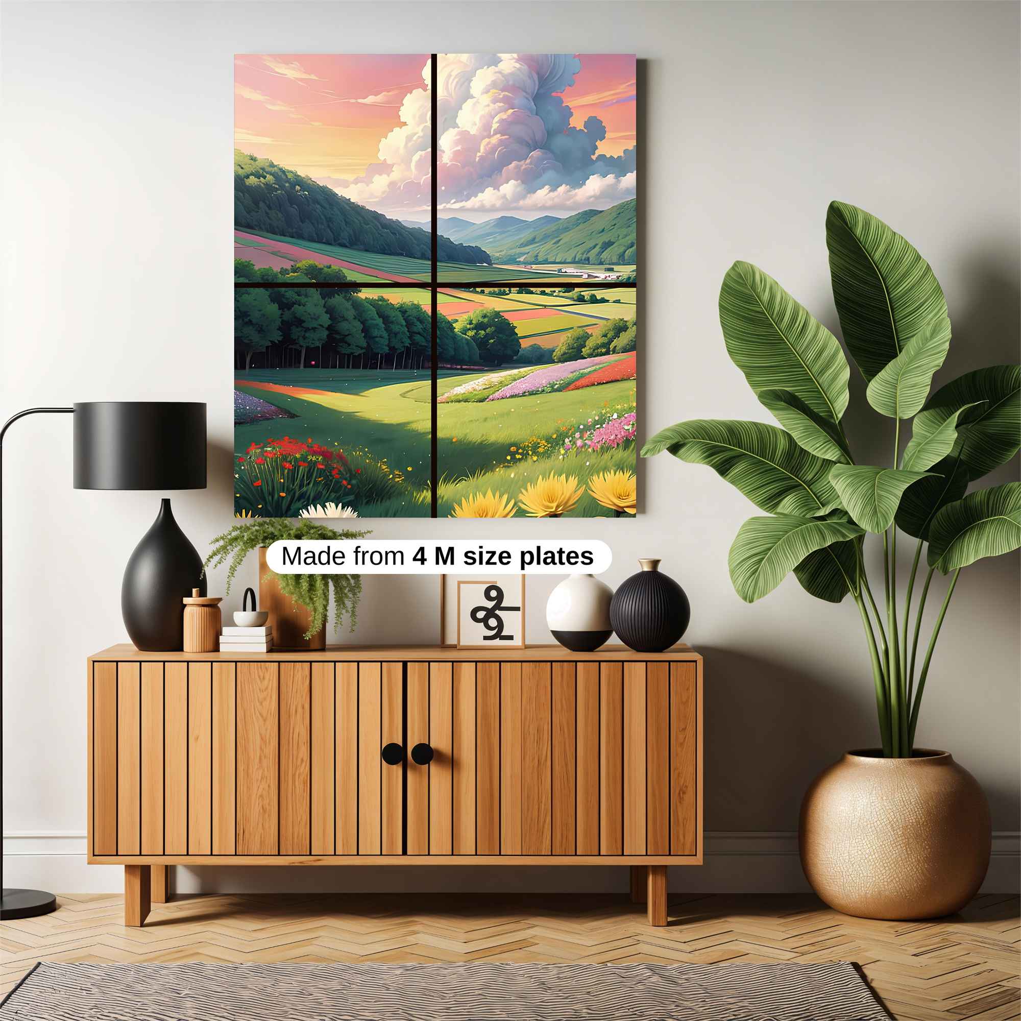 Sunset Serenity Safe Wall Magnetic / M
