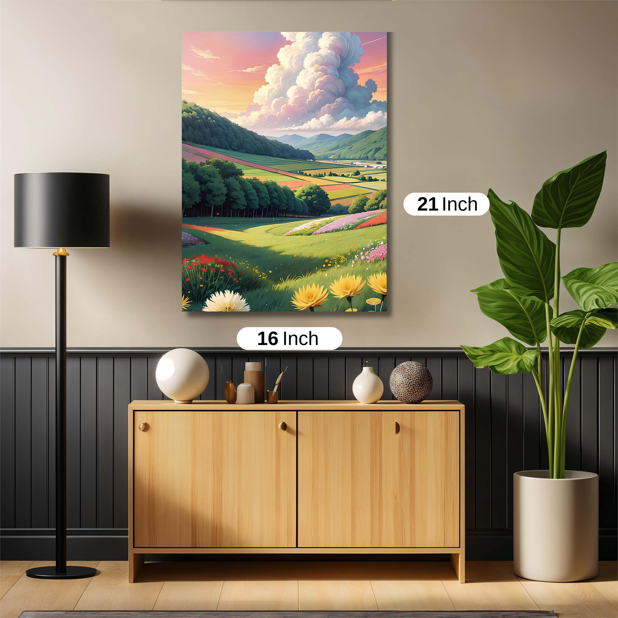 Sunset Serenity Safe Wall Magnetic / M