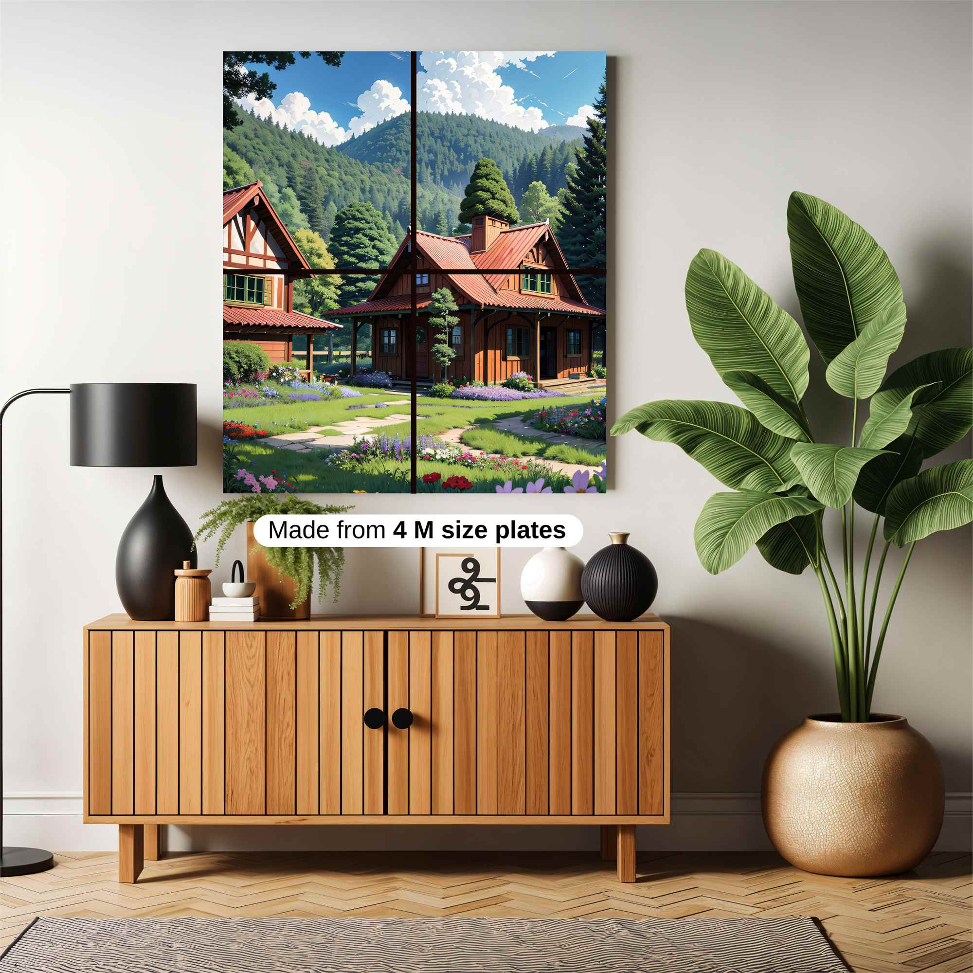 Mountain Serenity Safe Wall Magnetic / M