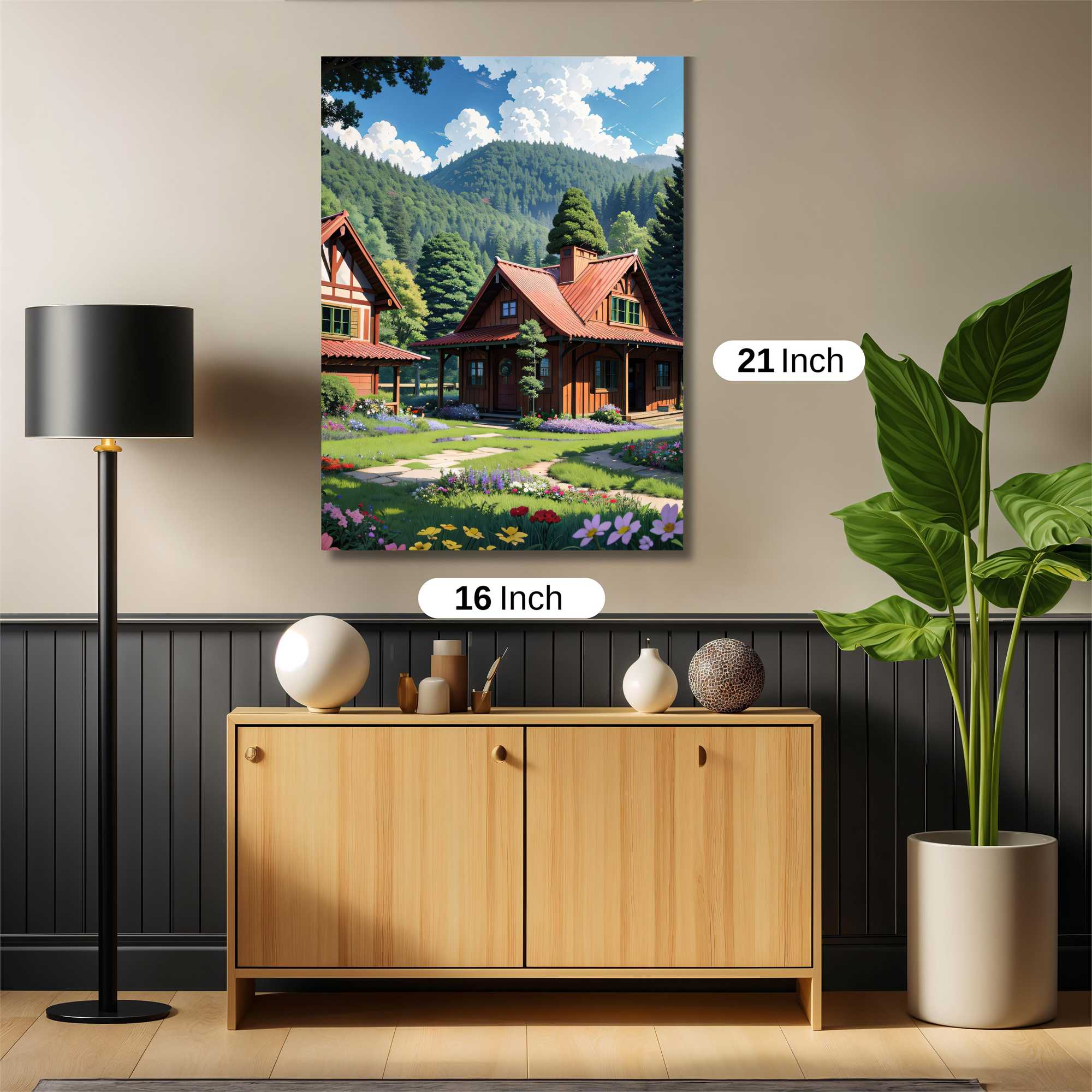 Mountain Serenity Safe Wall Magnetic / M