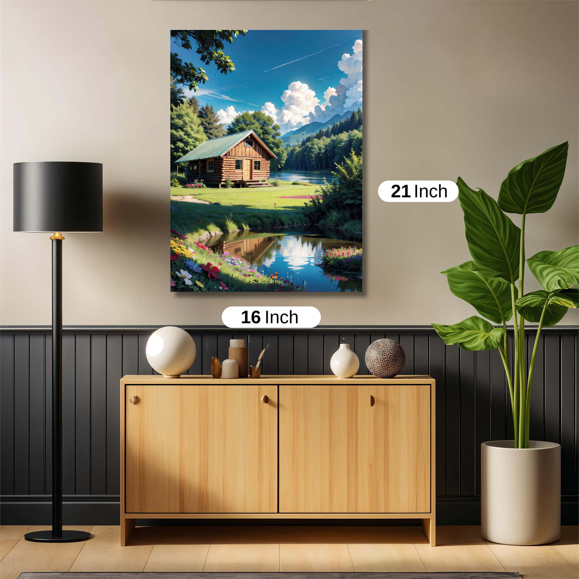 Cabin Serenity Safe Wall Magnetic / M