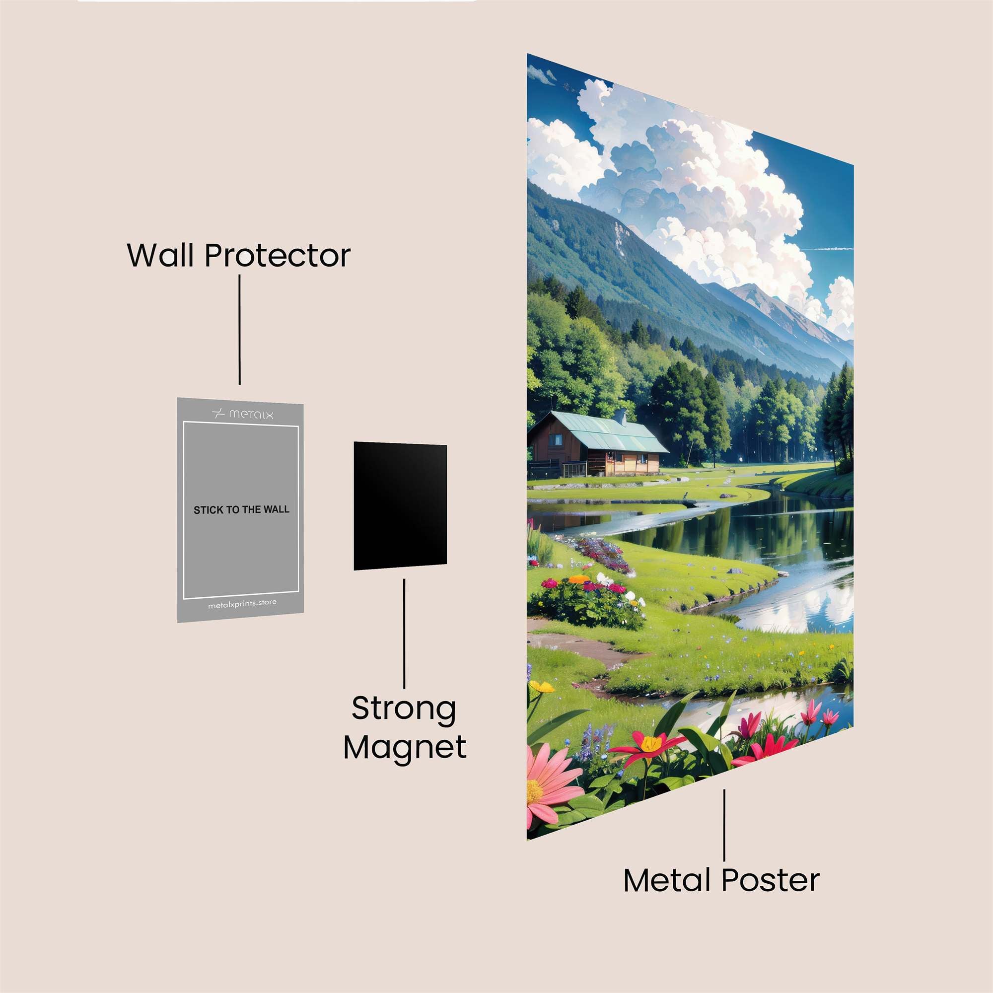 Alpine Serenity Safe Wall Magnetic / M