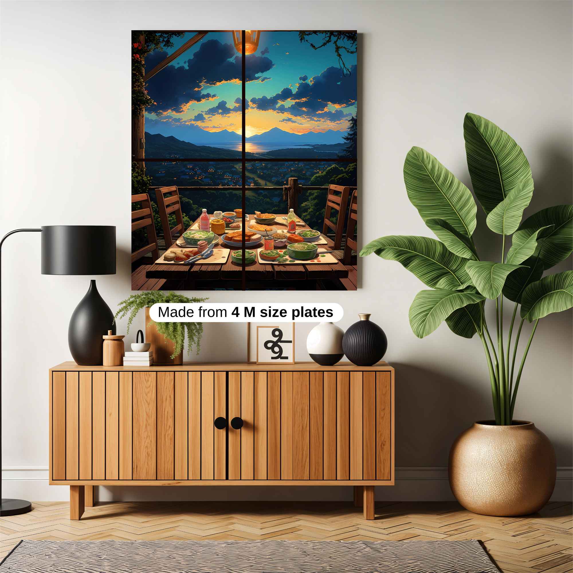 Sunset Serenity Safe Wall Magnetic / M