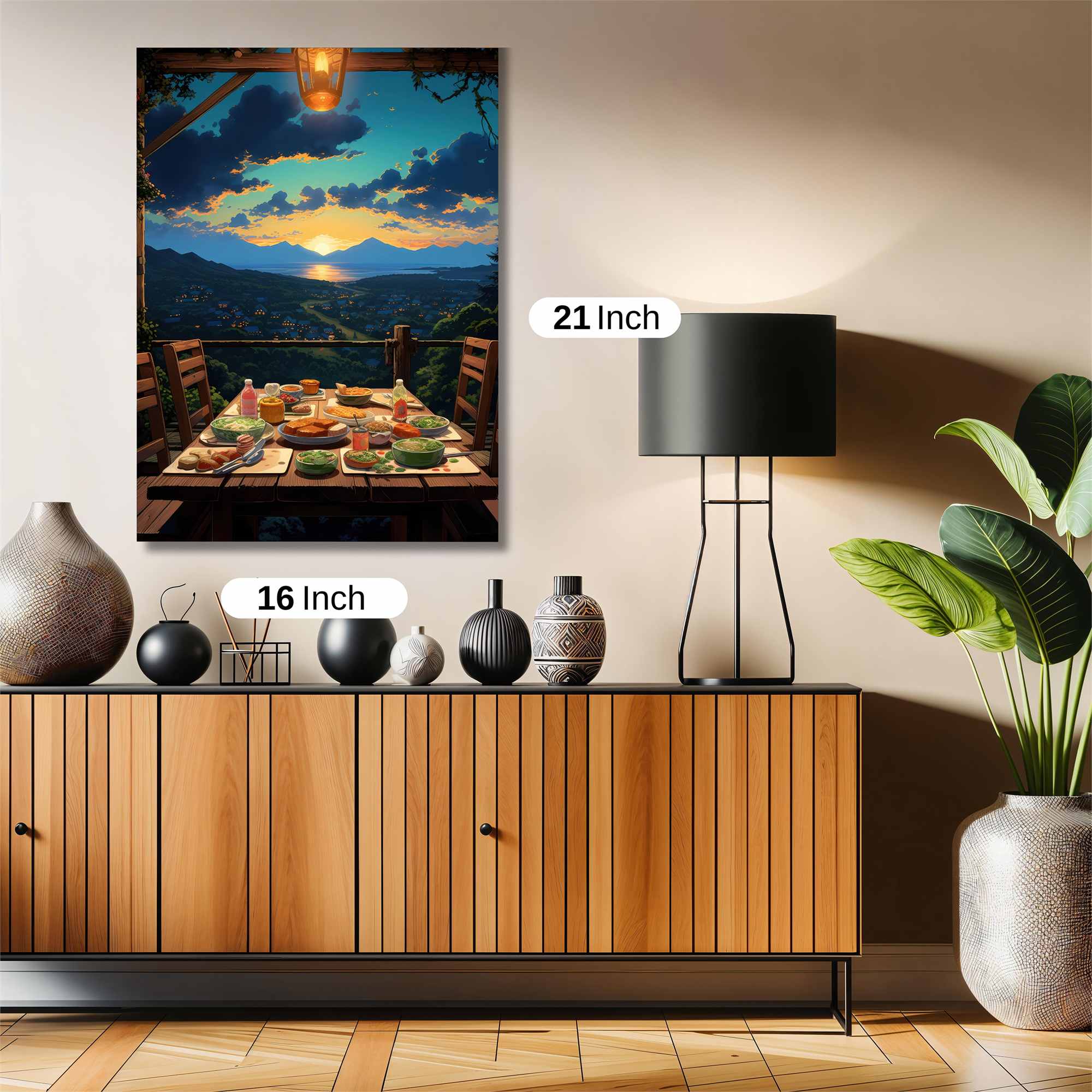 Sunset Serenity Safe Wall Magnetic / M