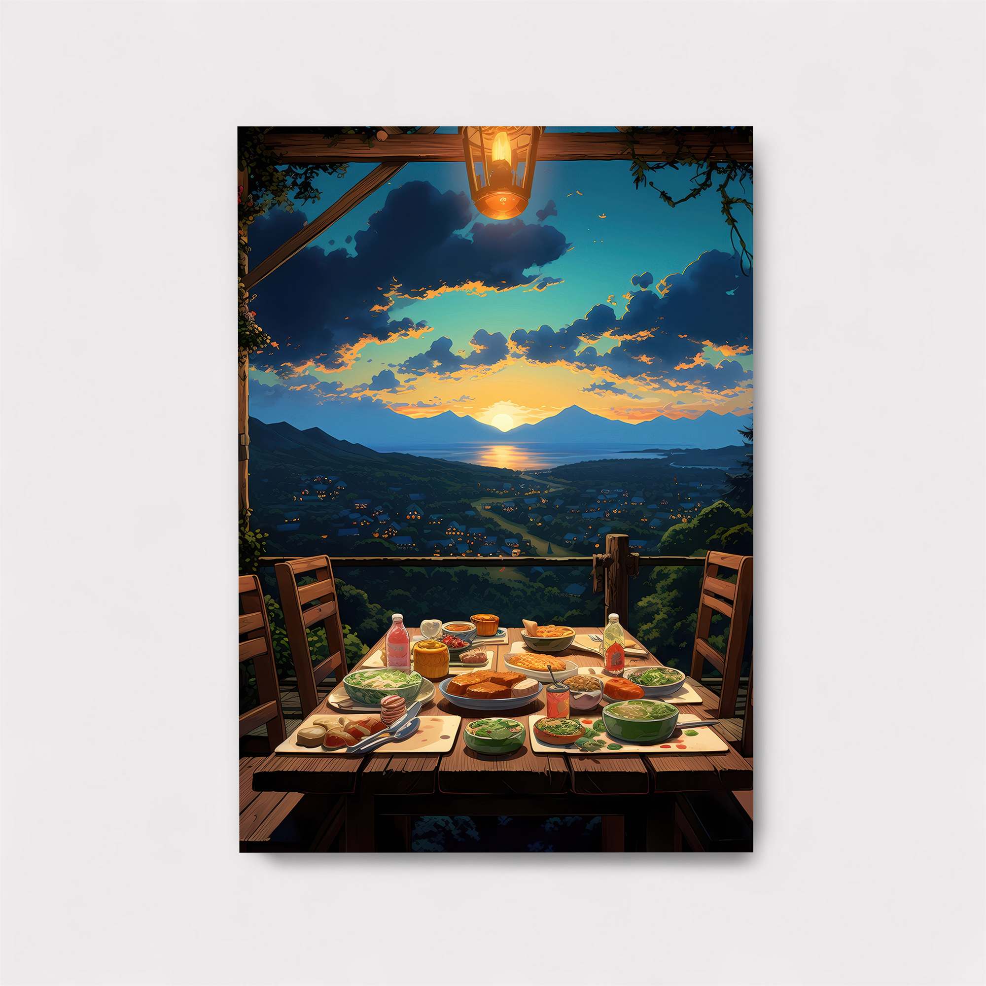 Sunset Serenity Safe Wall Magnetic / M