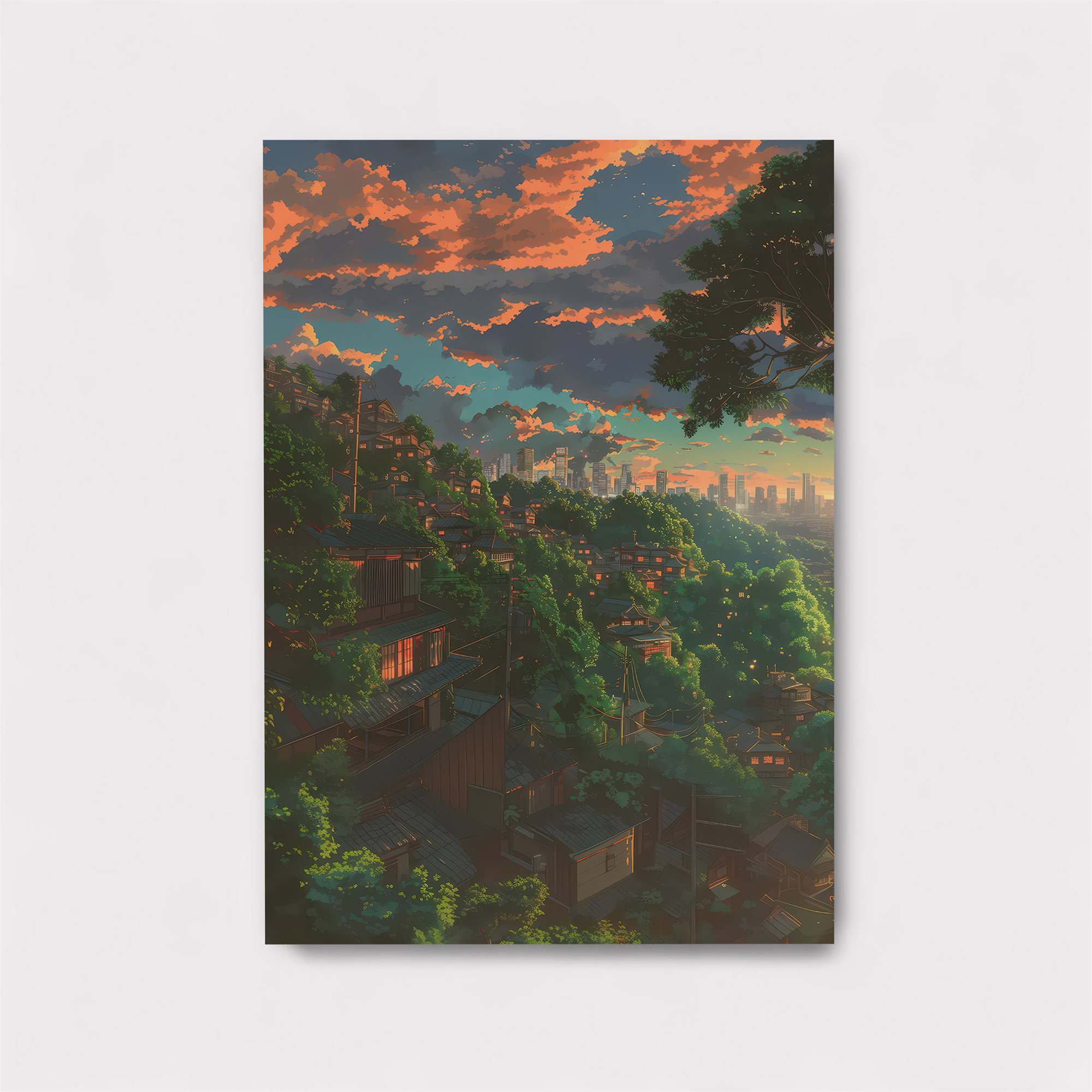 Sunset Serenity Safe Wall Magnetic / M