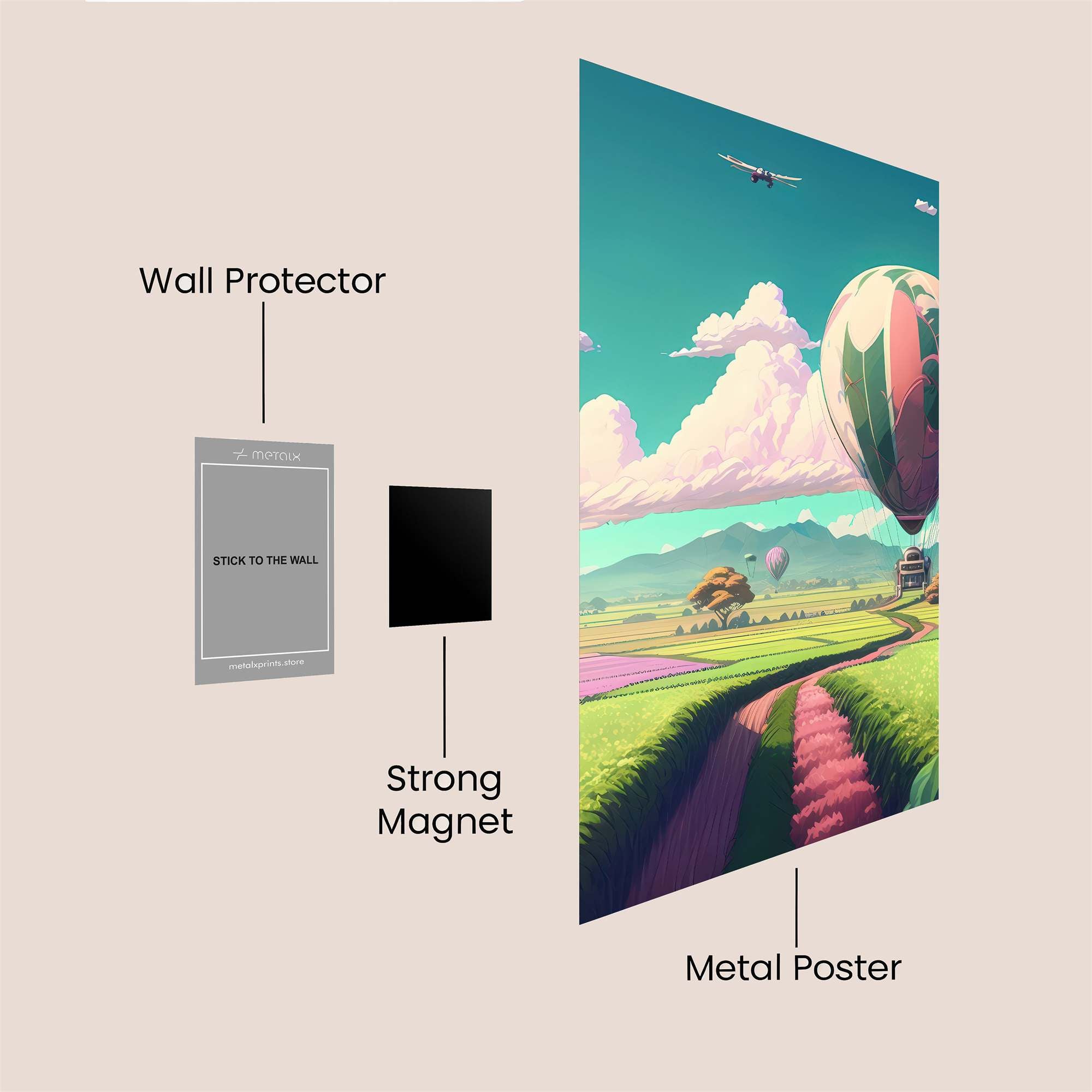 Adventure Bliss Safe Wall Magnetic / M