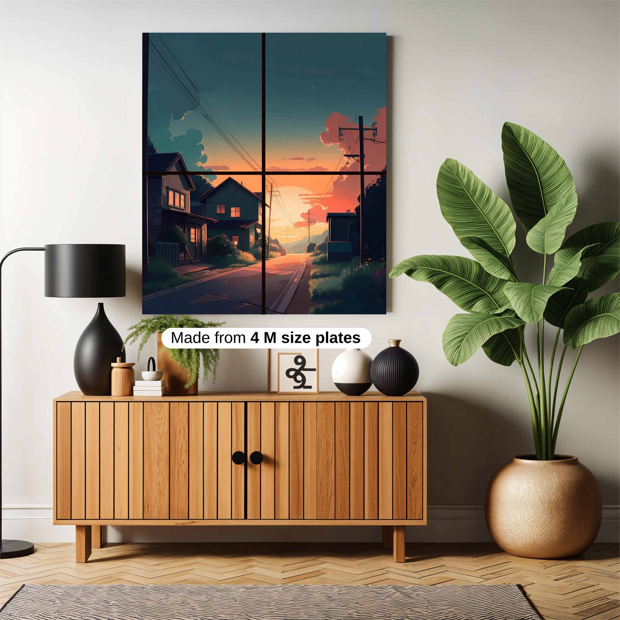 Sunset Serenity Safe Wall Magnetic / M