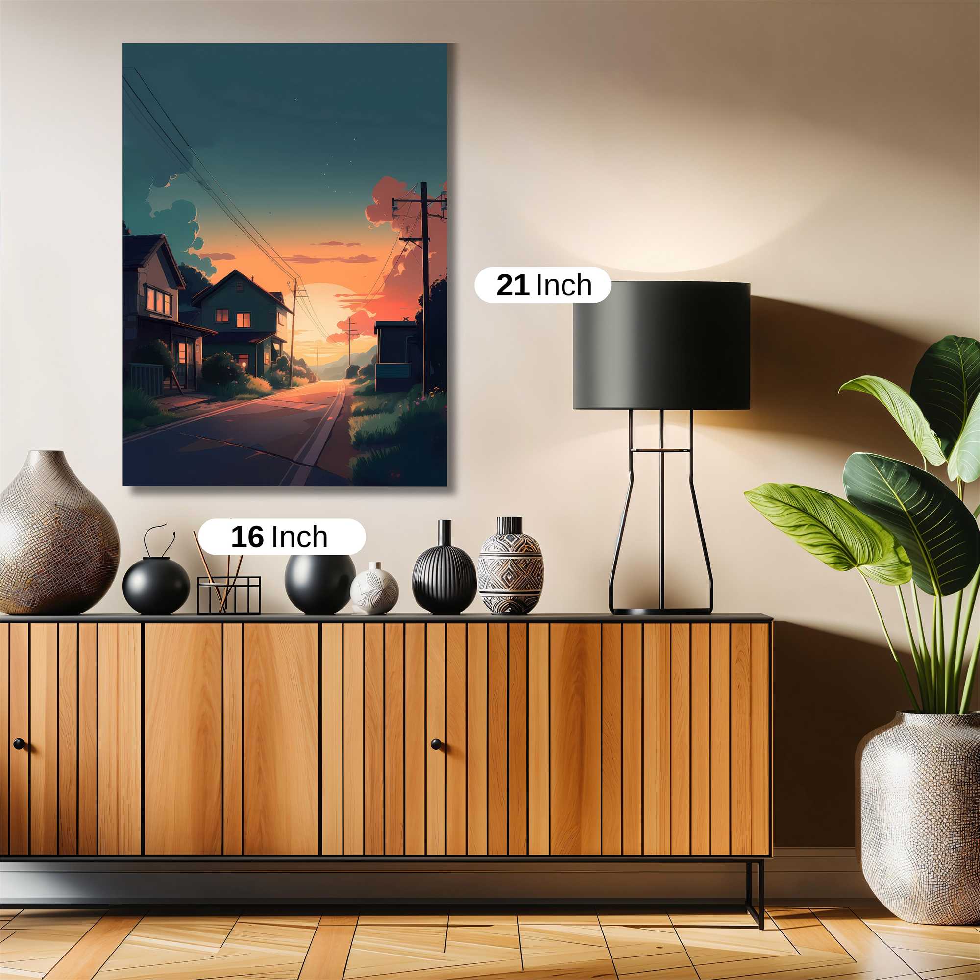 Sunset Serenity Safe Wall Magnetic / M