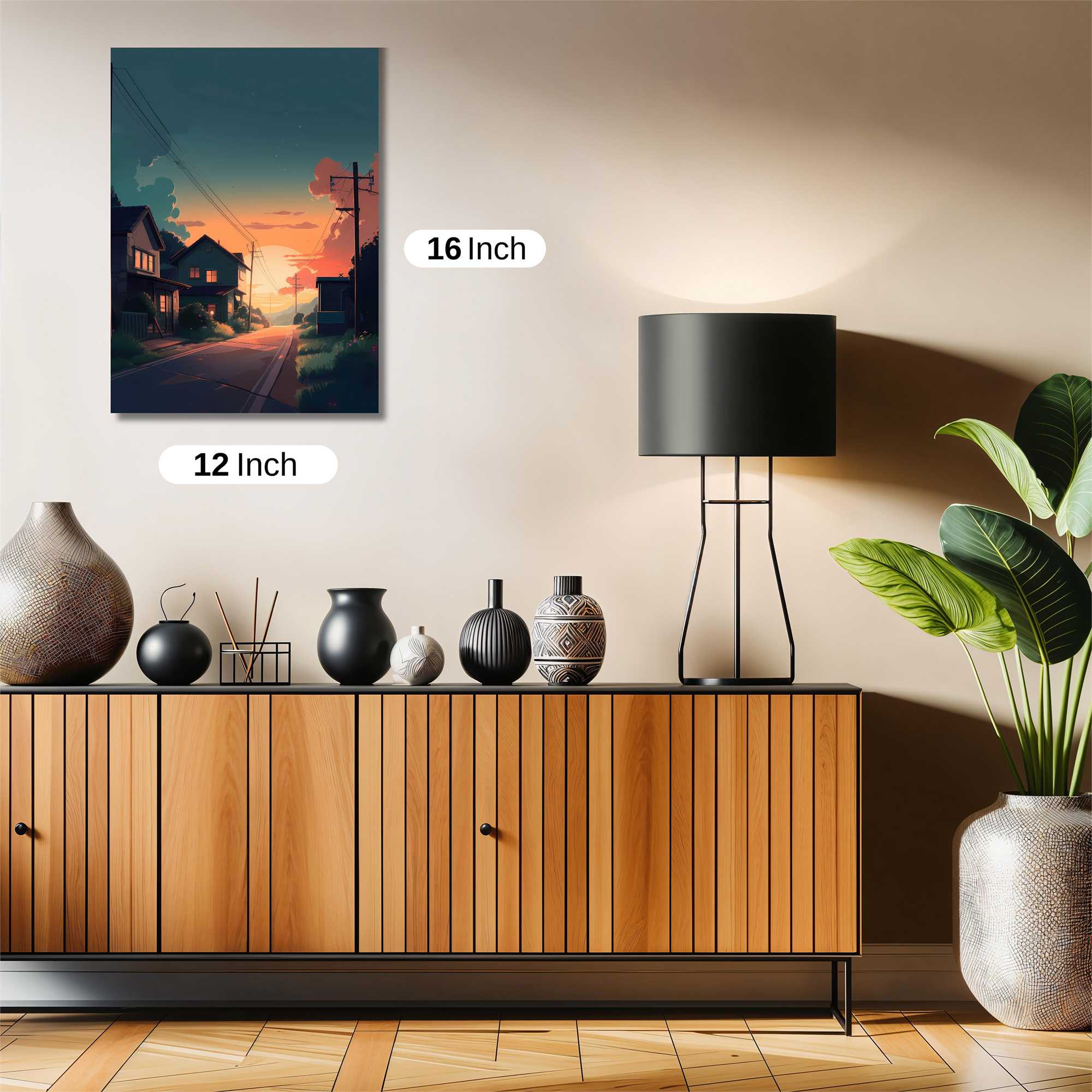 Sunset Serenity Safe Wall Magnetic / M