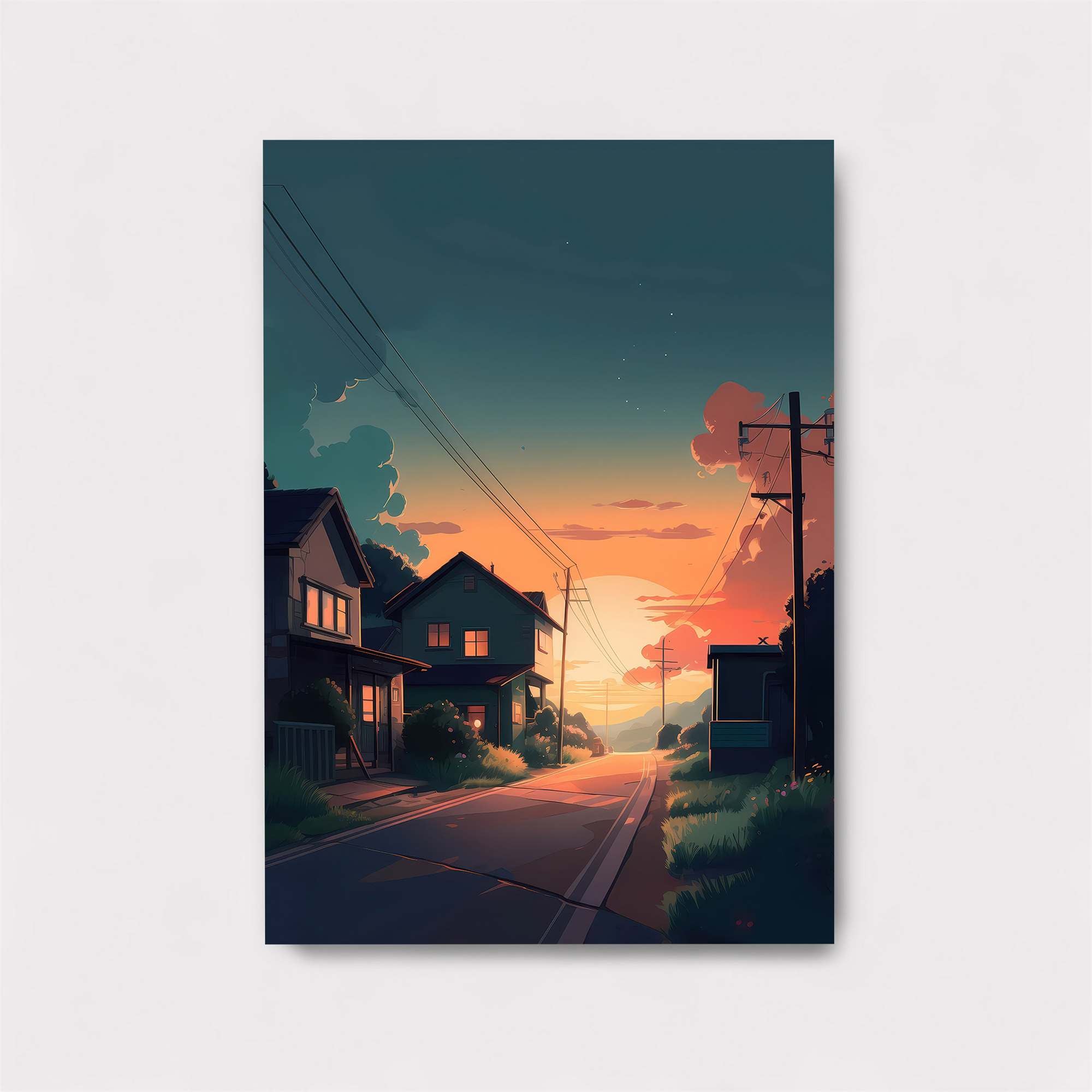 Sunset Serenity Safe Wall Magnetic / M