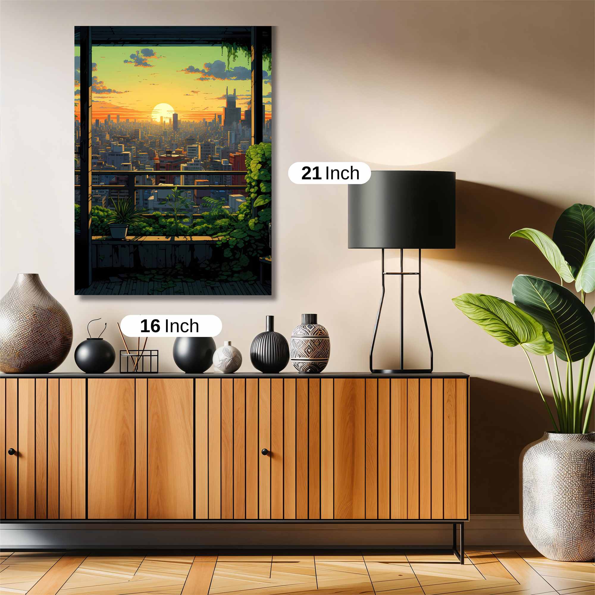 Sunset Serenity Safe Wall Magnetic / M