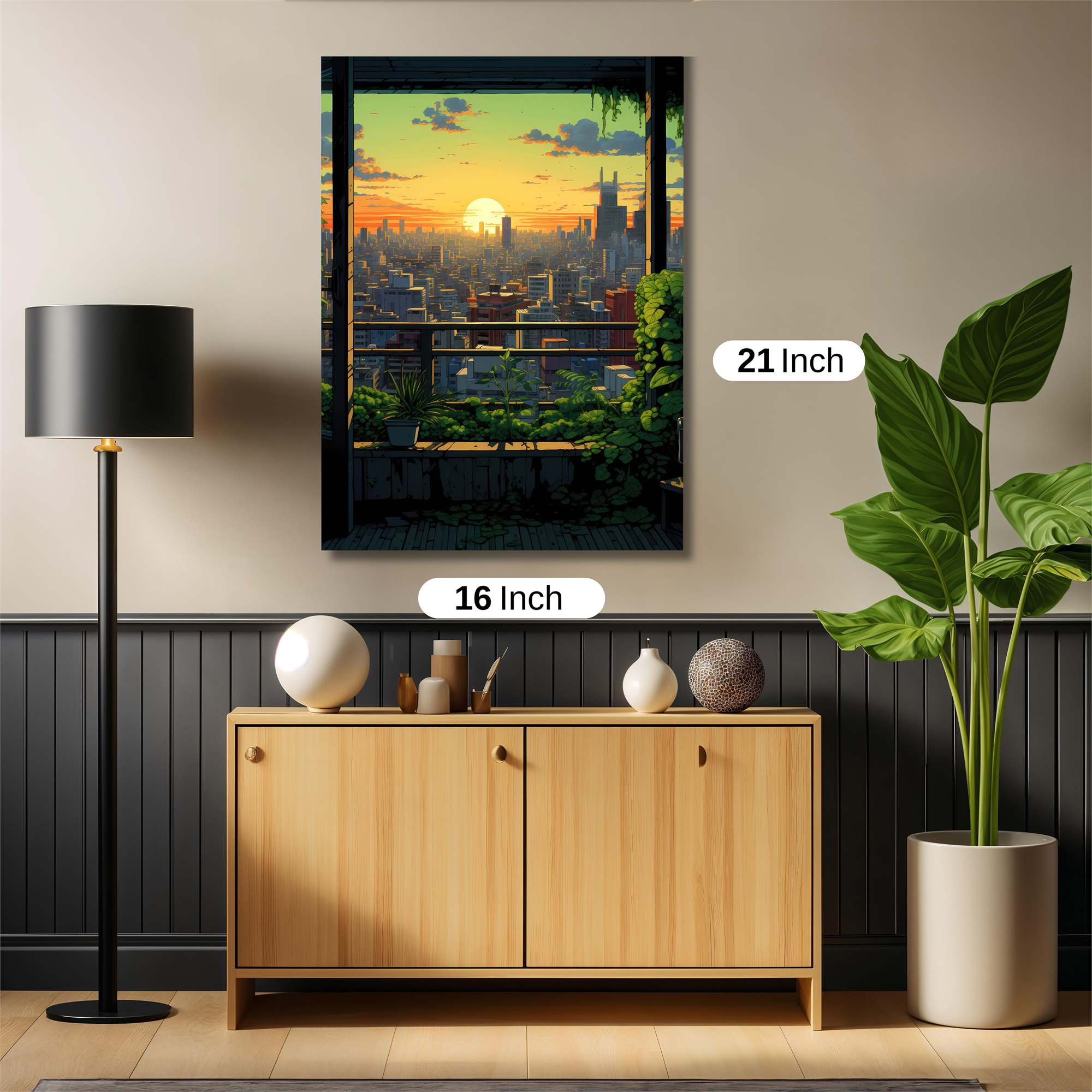 Sunset Serenity Safe Wall Magnetic / M