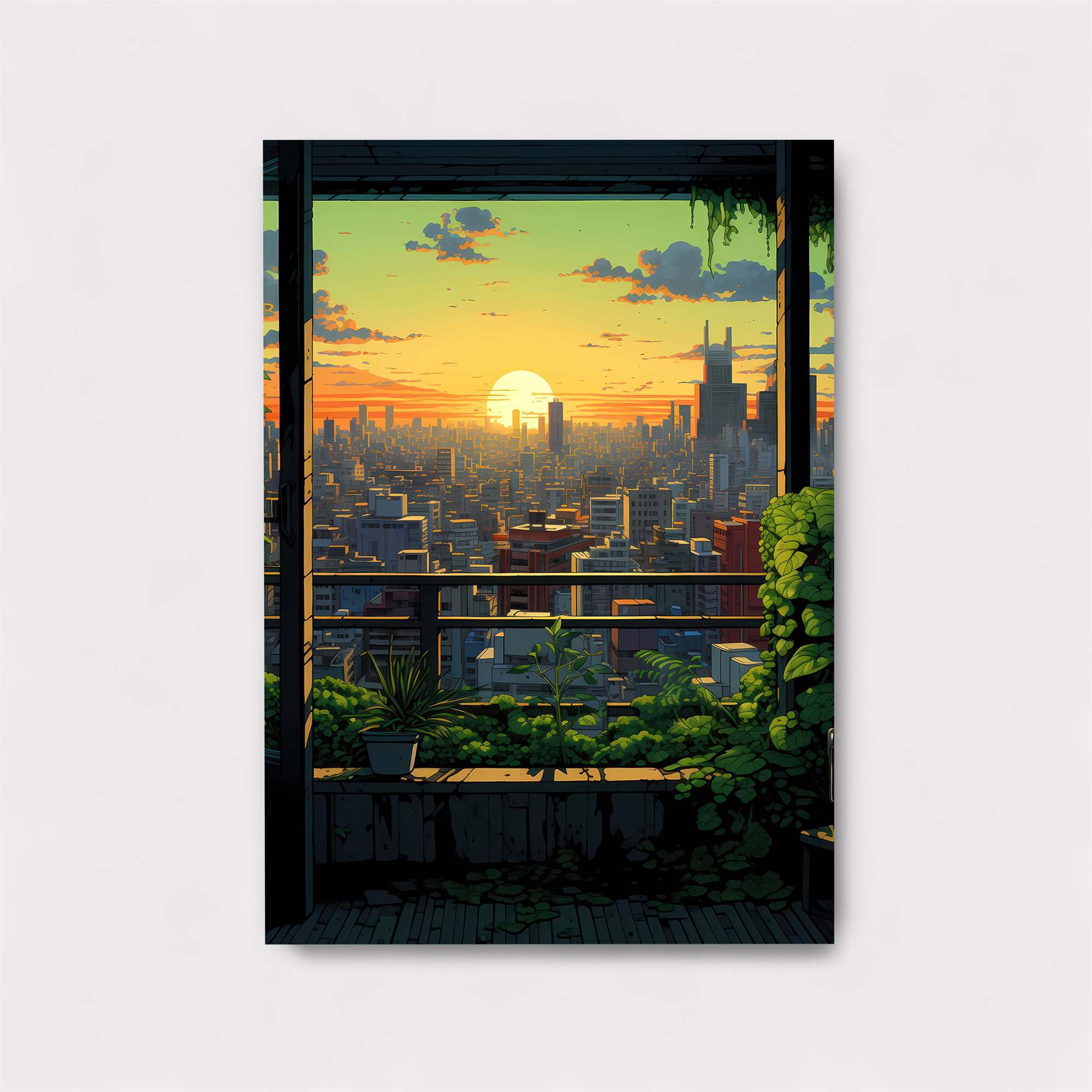 Sunset Serenity Safe Wall Magnetic / M