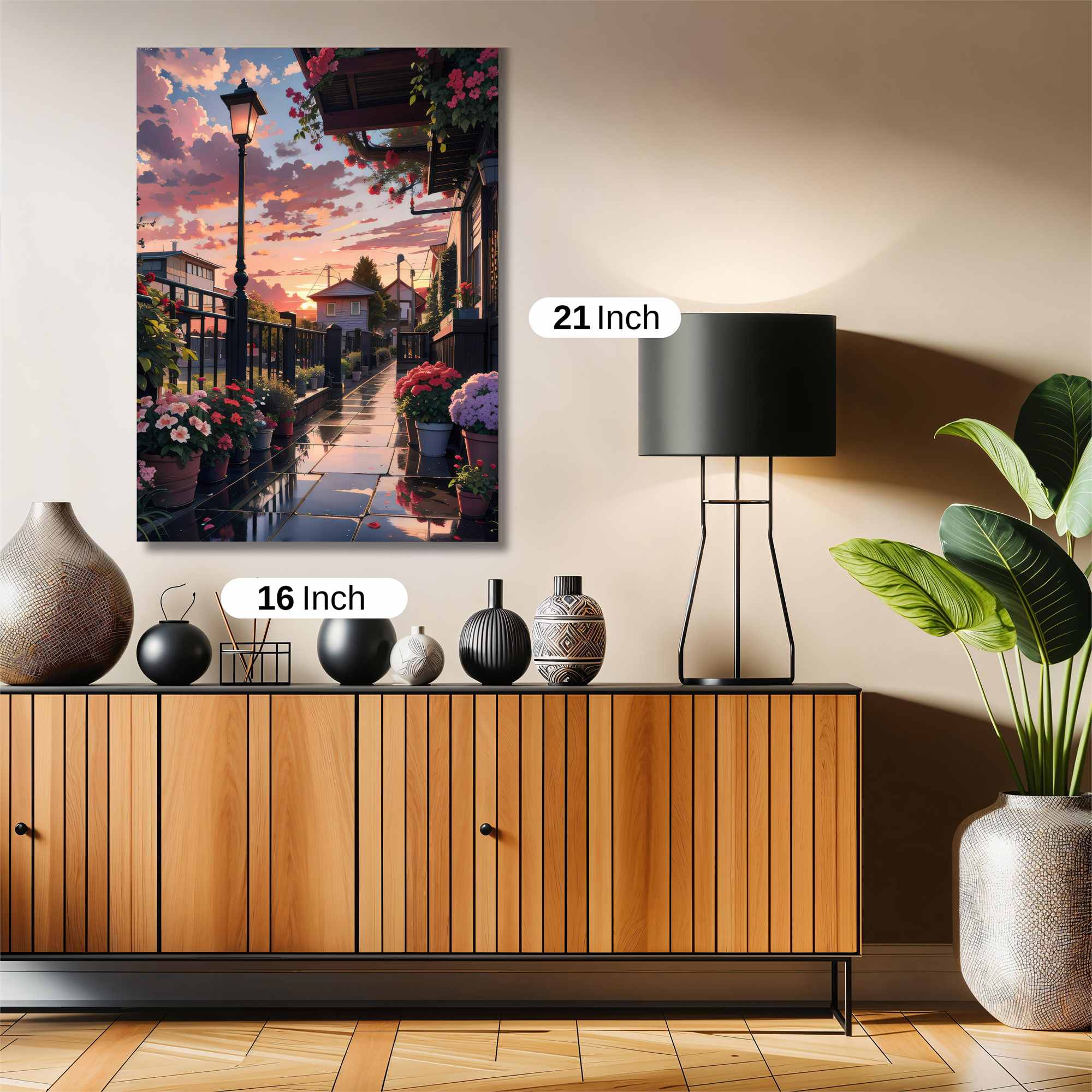 Sunset Serenity Safe Wall Magnetic / M