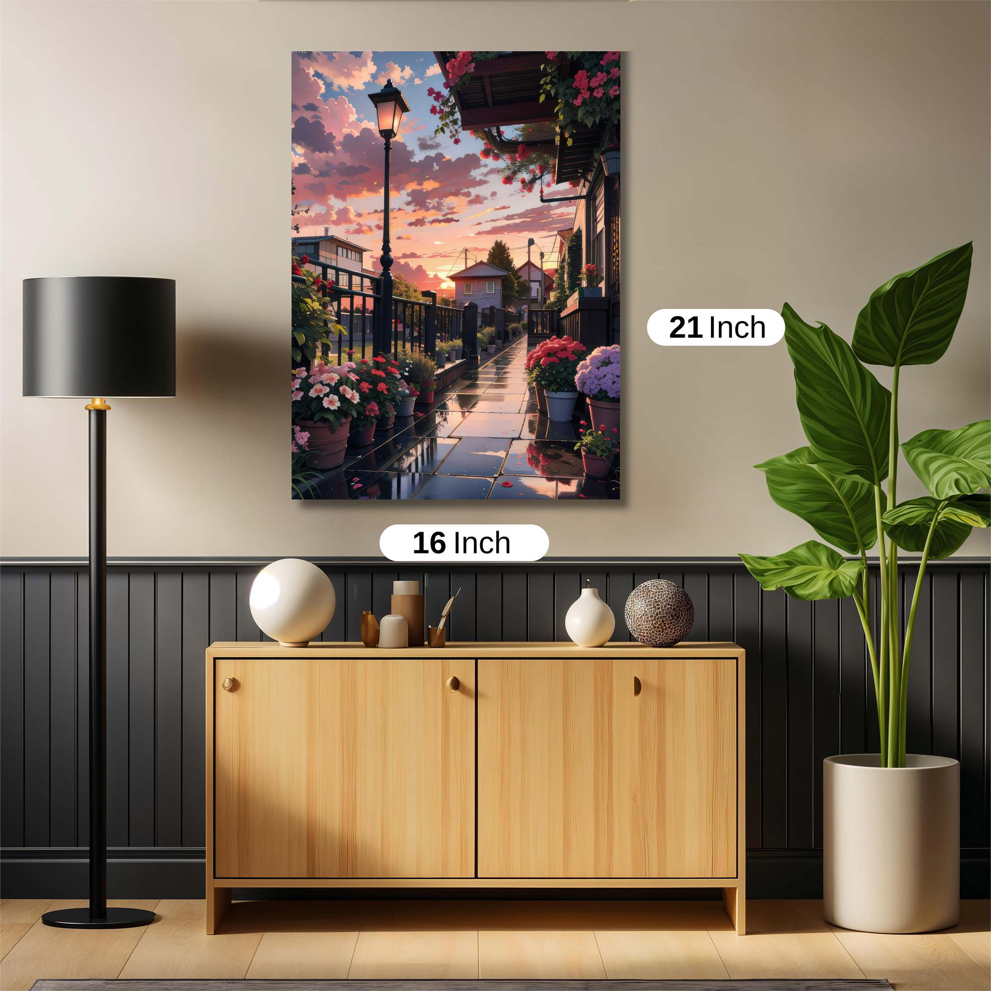 Sunset Serenity Safe Wall Magnetic / M