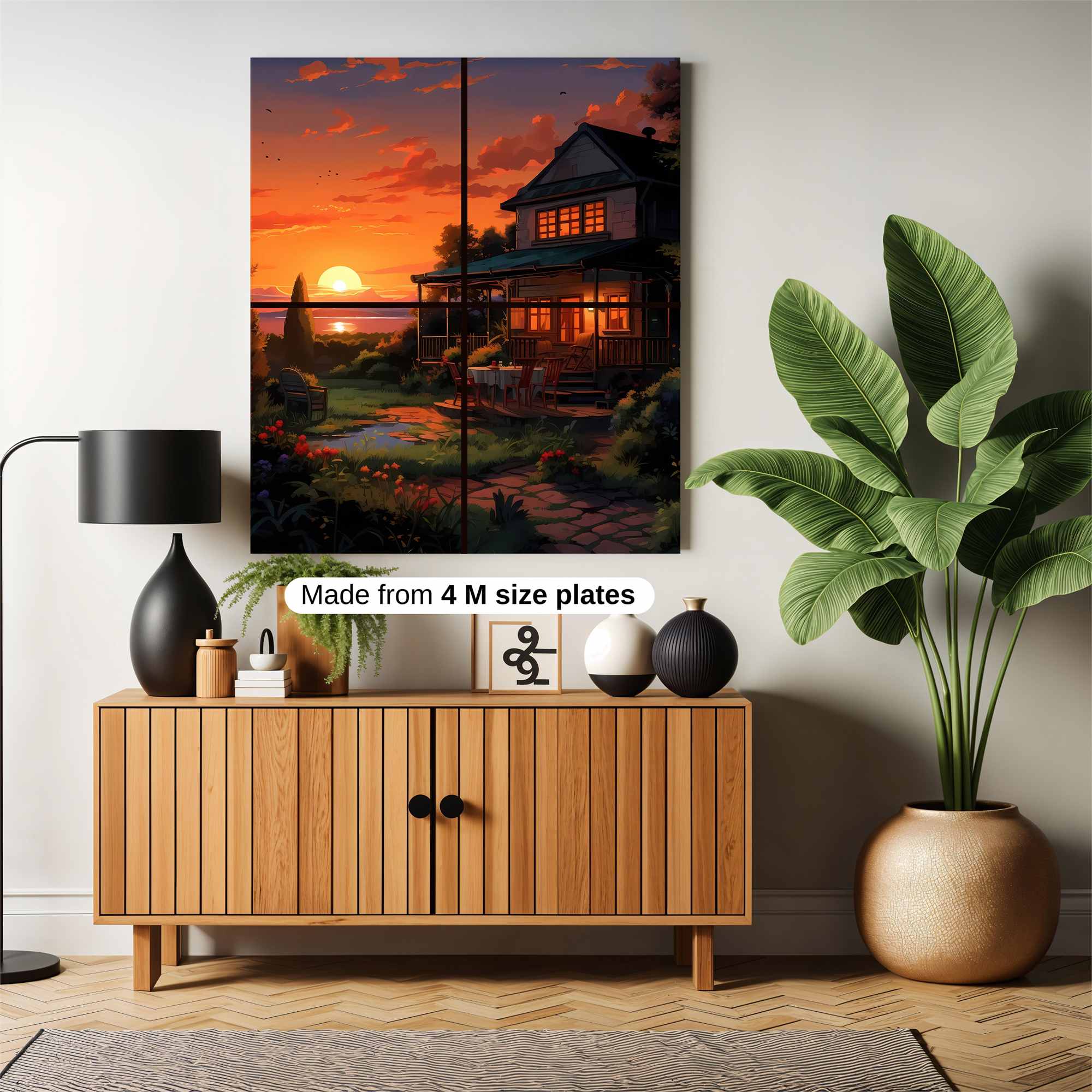 Sunset Serenity Safe Wall Magnetic / M