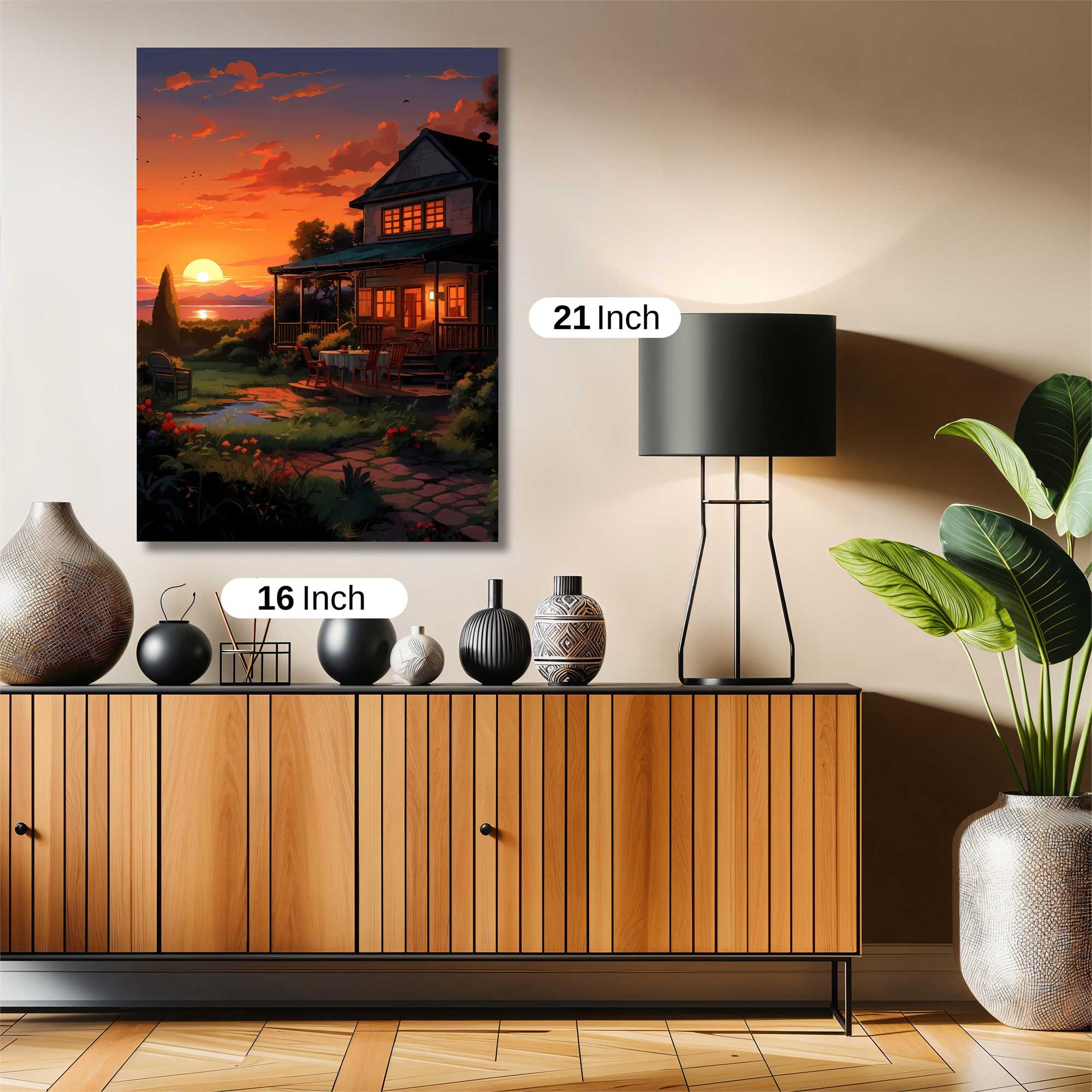 Sunset Serenity Safe Wall Magnetic / M