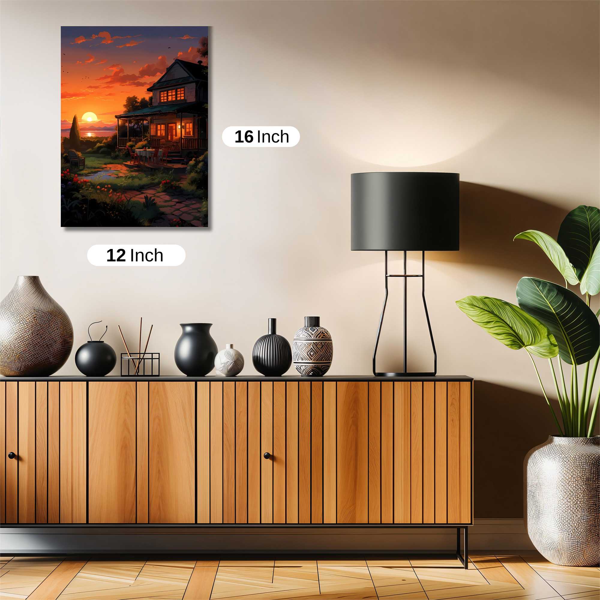 Sunset Serenity Safe Wall Magnetic / M