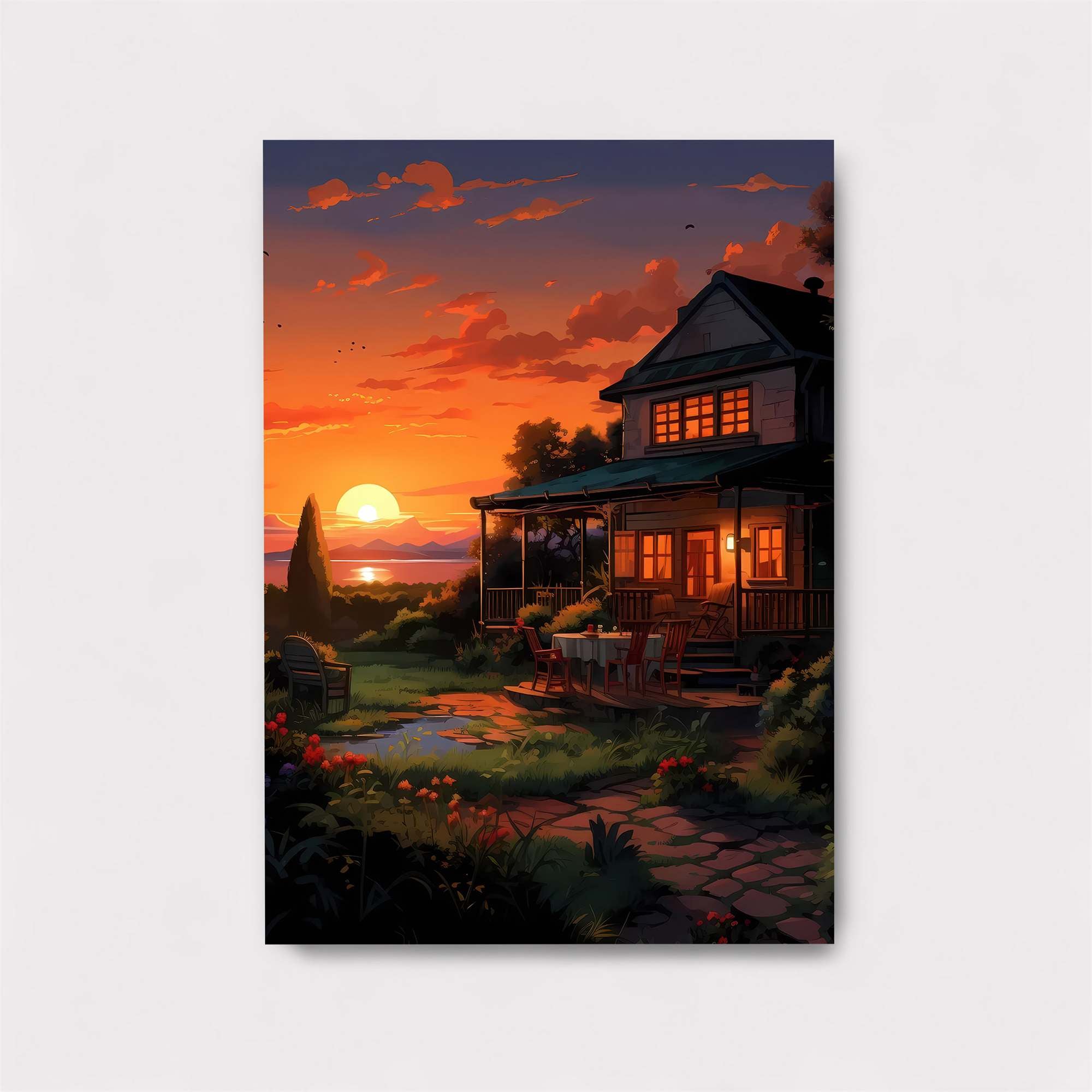 Sunset Serenity Safe Wall Magnetic / M