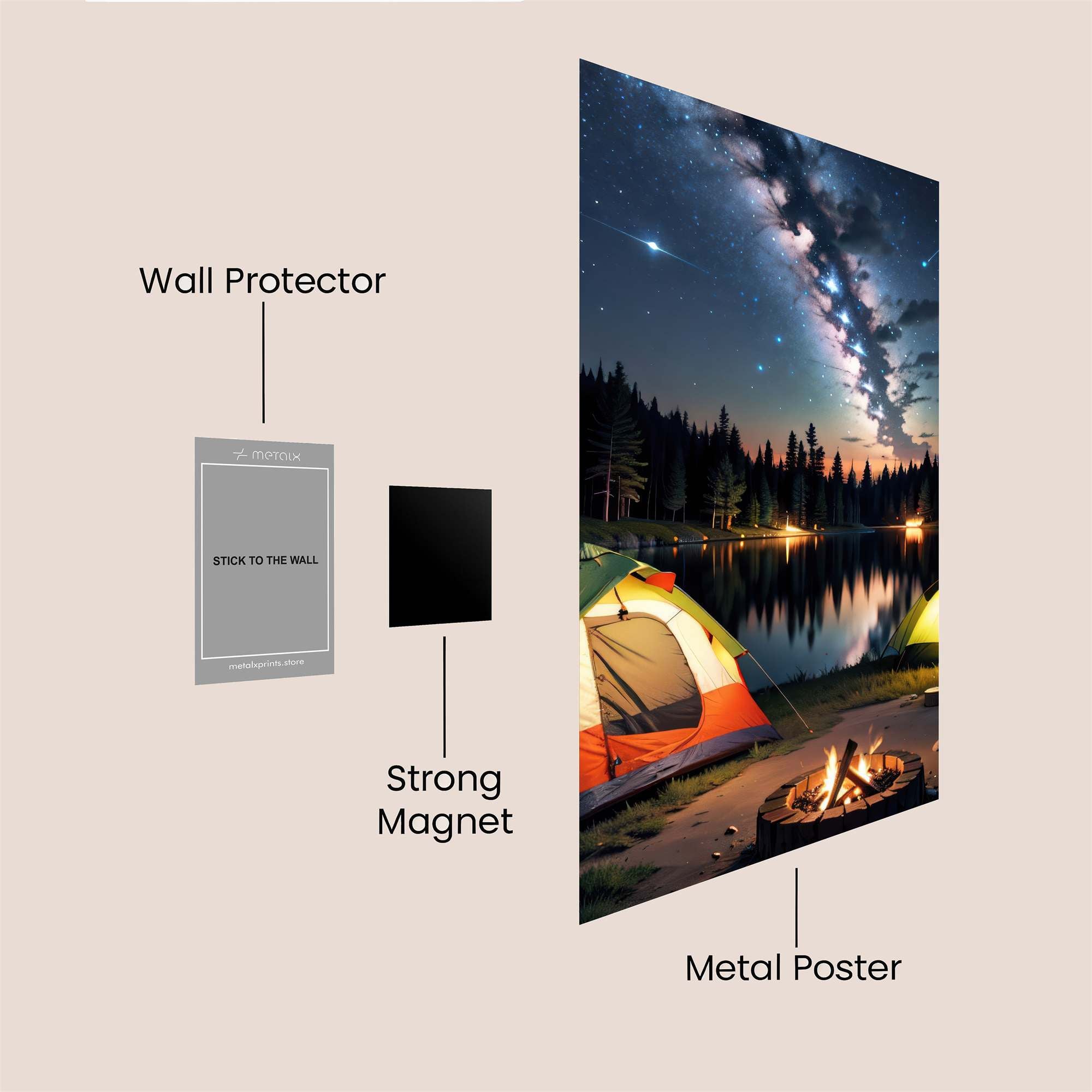 Milkyway Serenity Safe Wall Magnetic / M