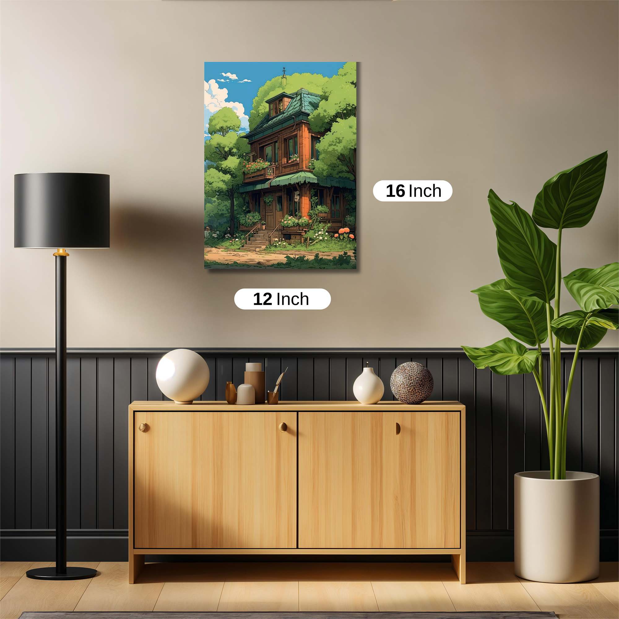 Cottage Serenity Safe Wall Magnetic / M