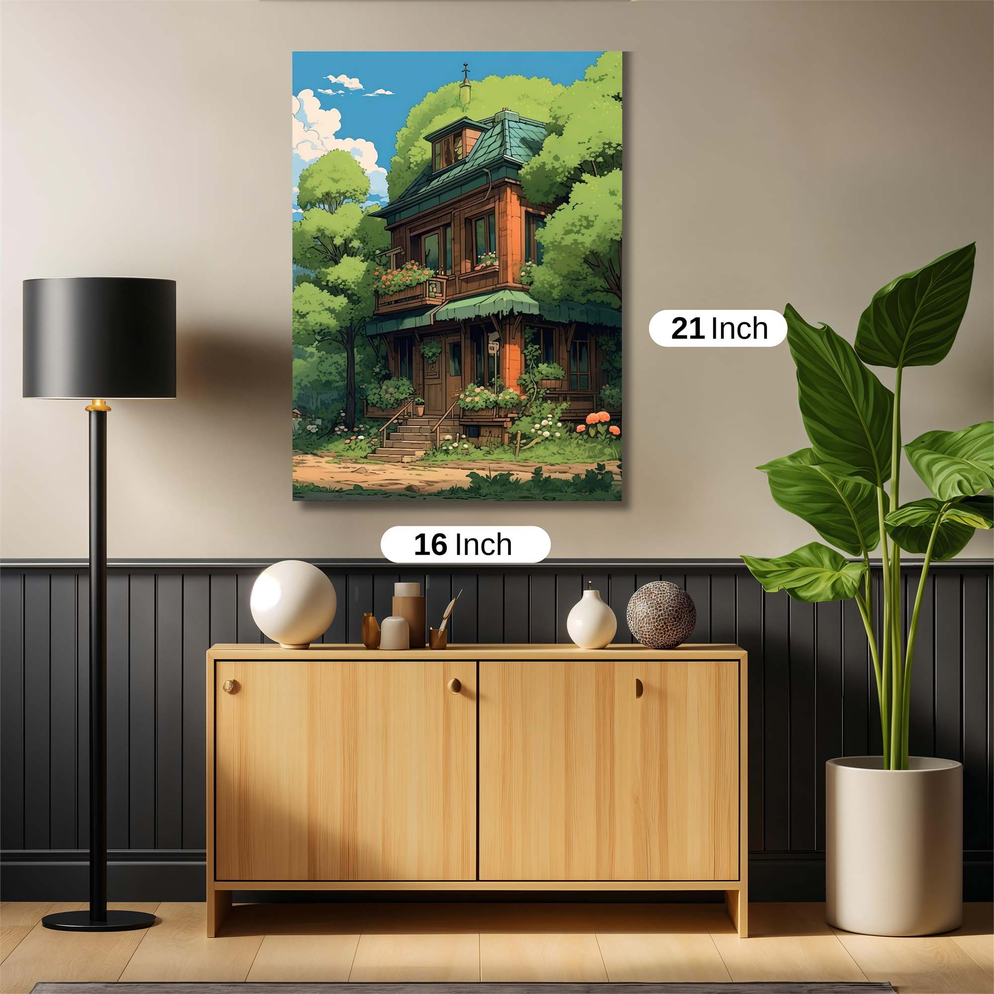 Cottage Serenity Safe Wall Magnetic / M