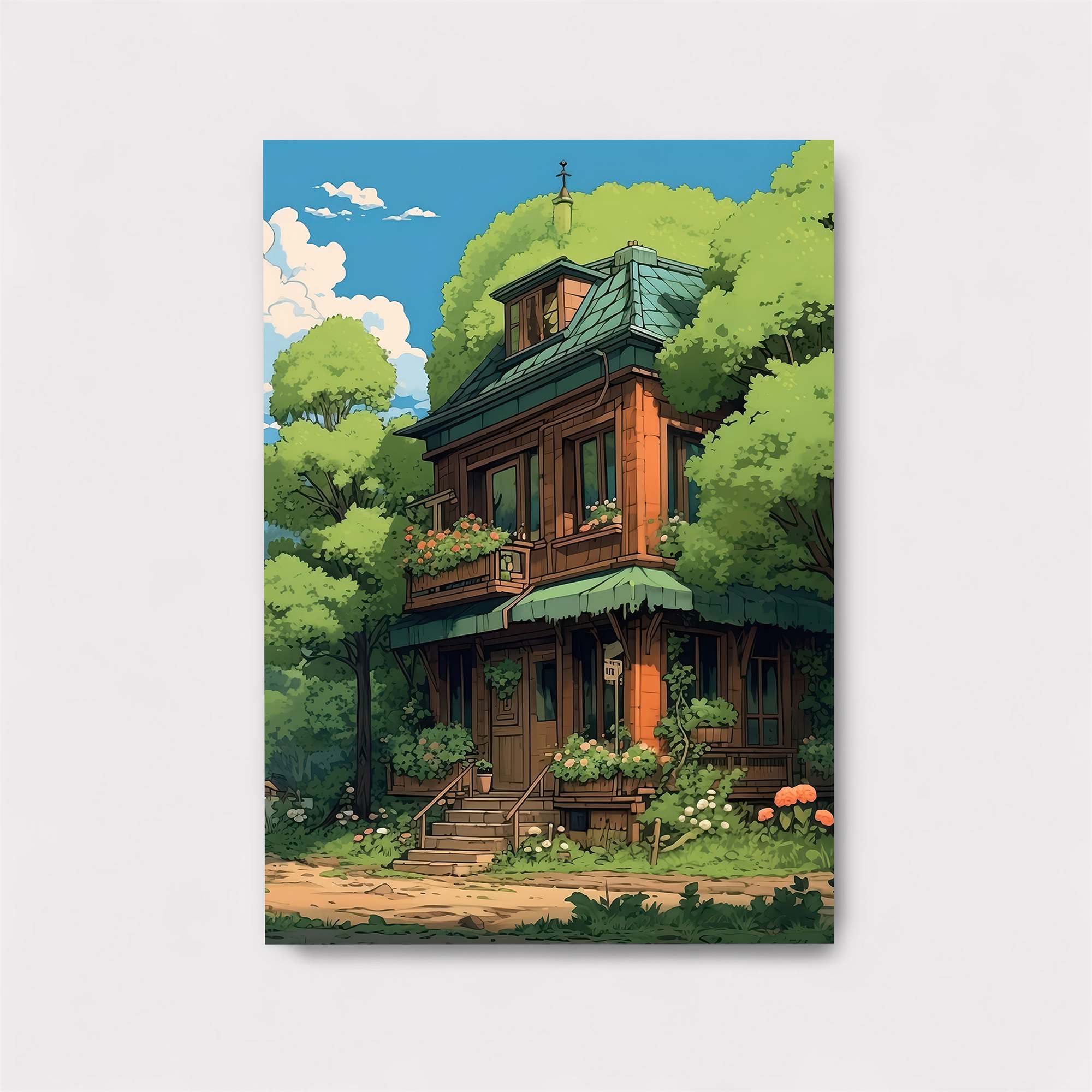 Cottage Serenity Safe Wall Magnetic / M