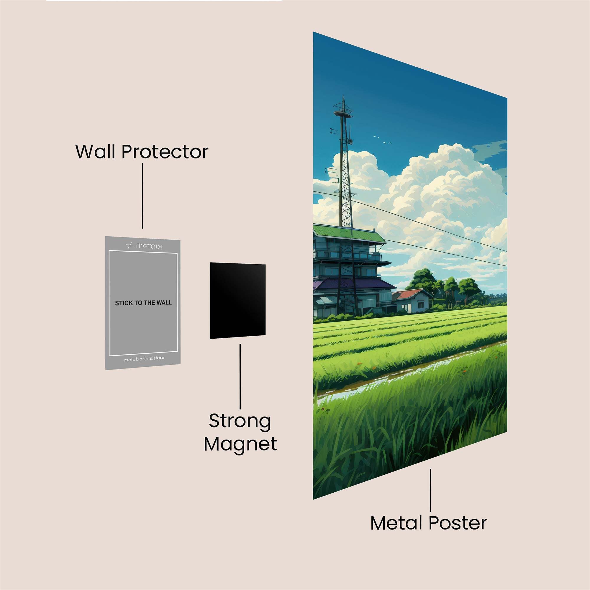 Paddy Serenity Safe Wall Magnetic / M