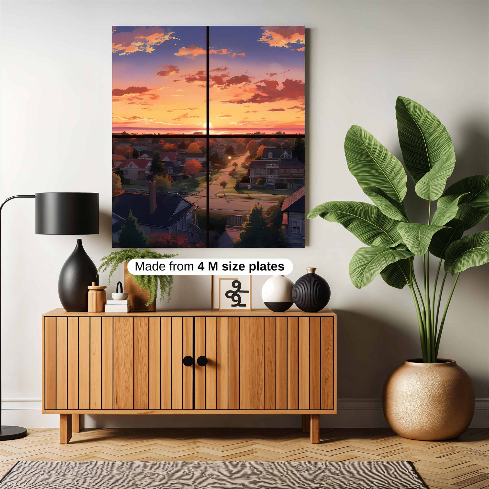 Sunset Serenity Safe Wall Magnetic / M