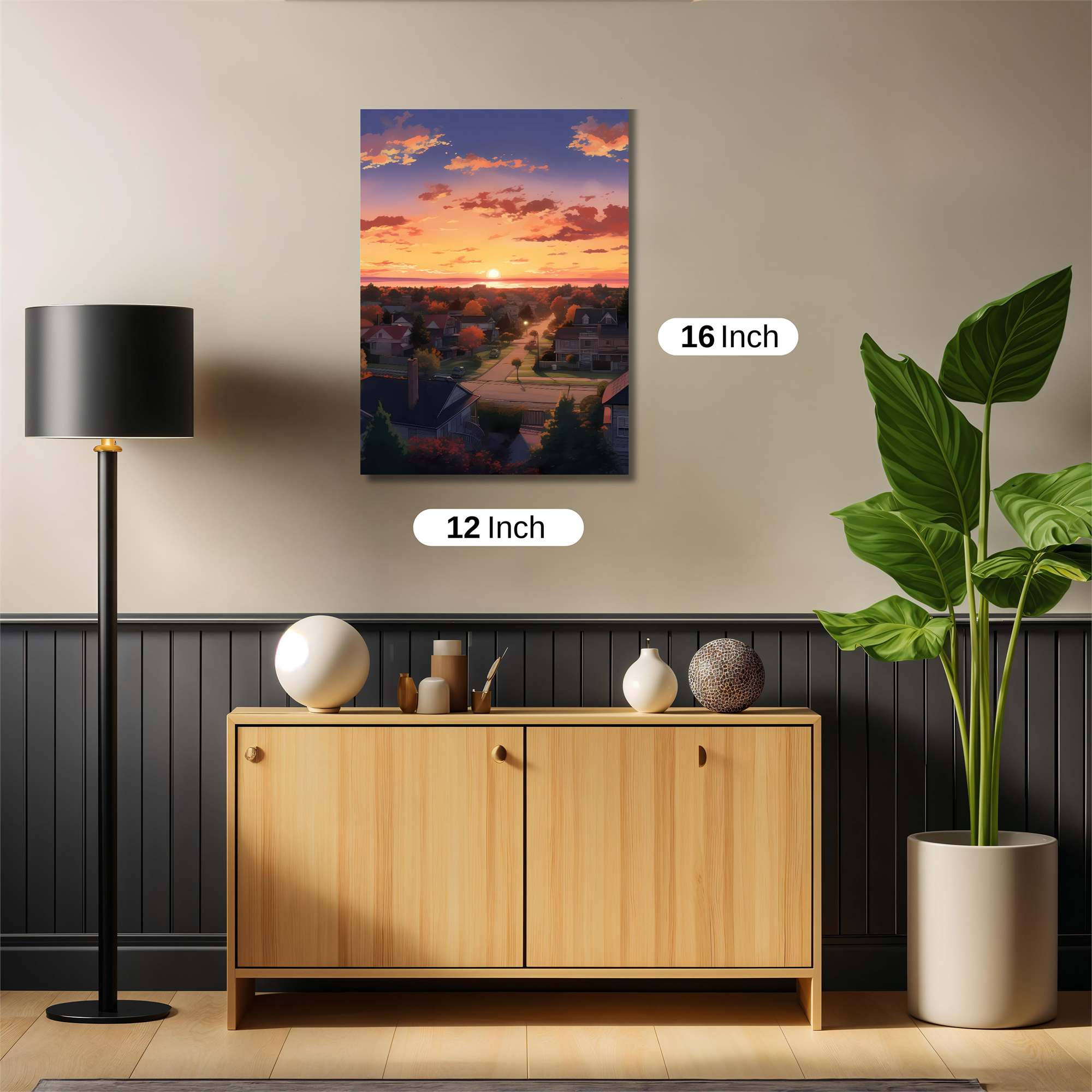 Sunset Serenity Safe Wall Magnetic / M