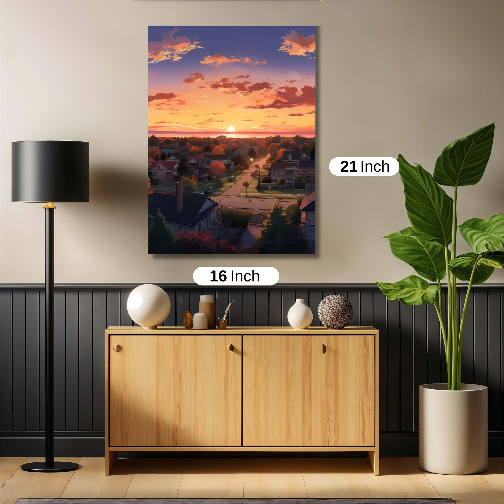 Sunset Serenity Safe Wall Magnetic / M