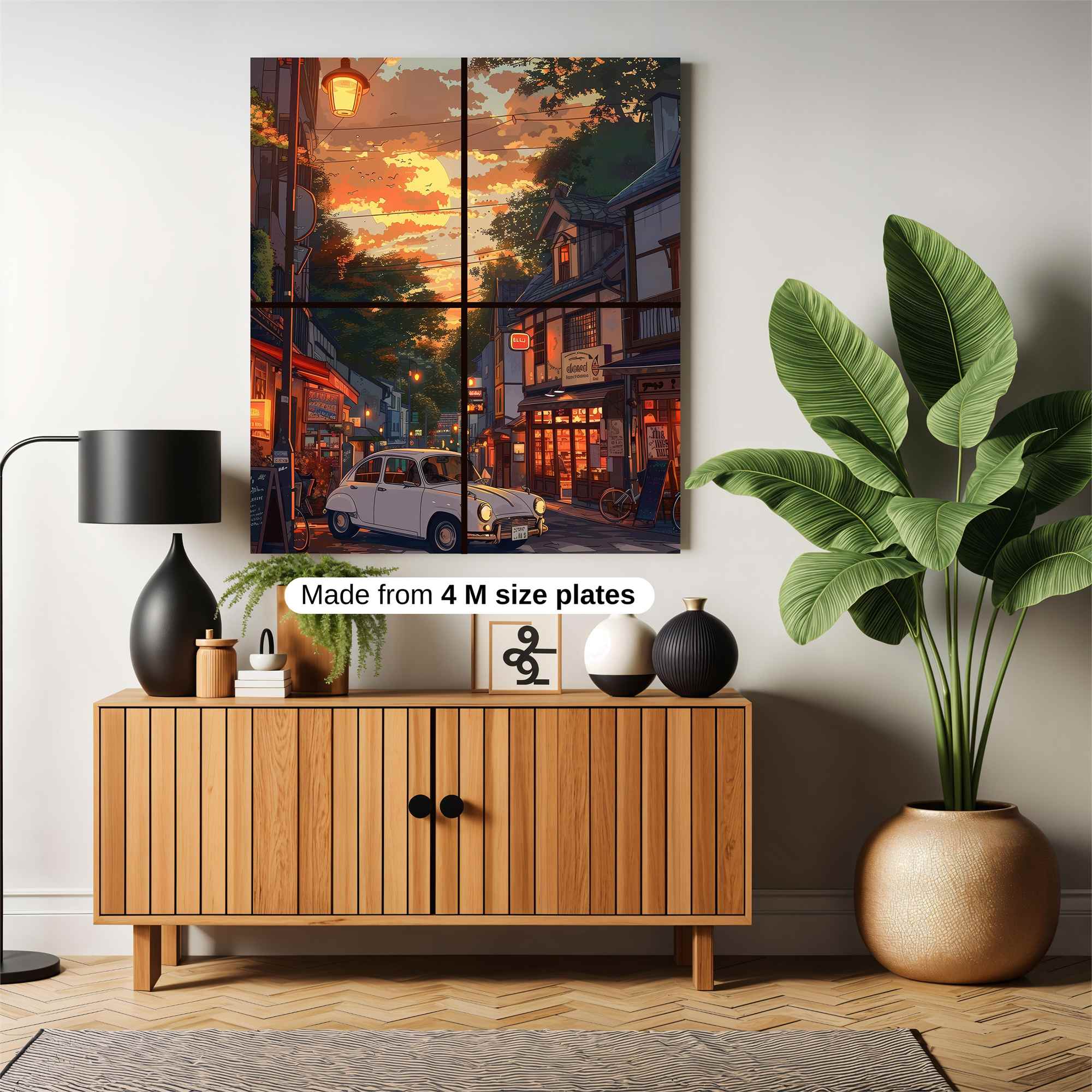 Sunset Serenity Safe Wall Magnetic / M