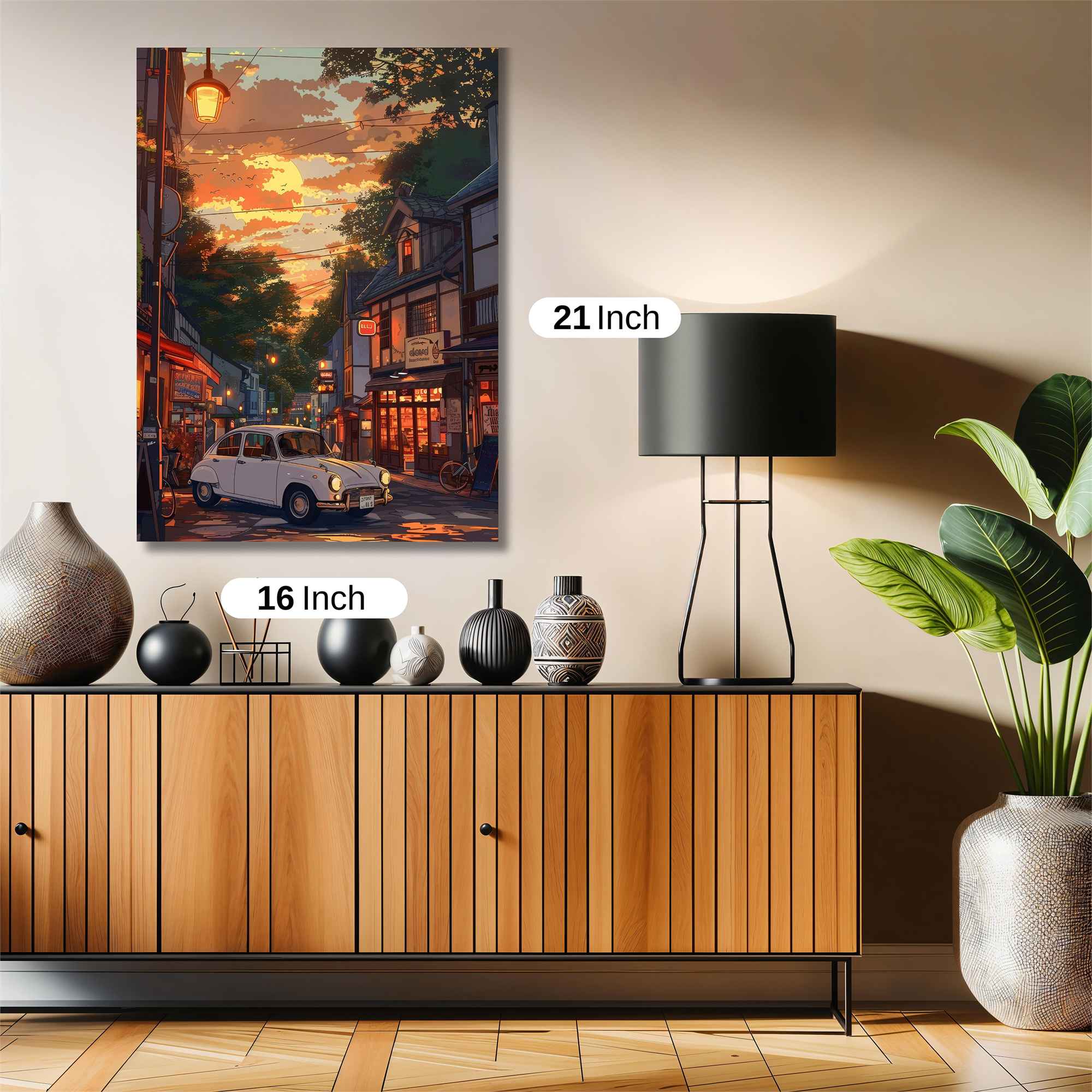 Sunset Serenity Safe Wall Magnetic / M