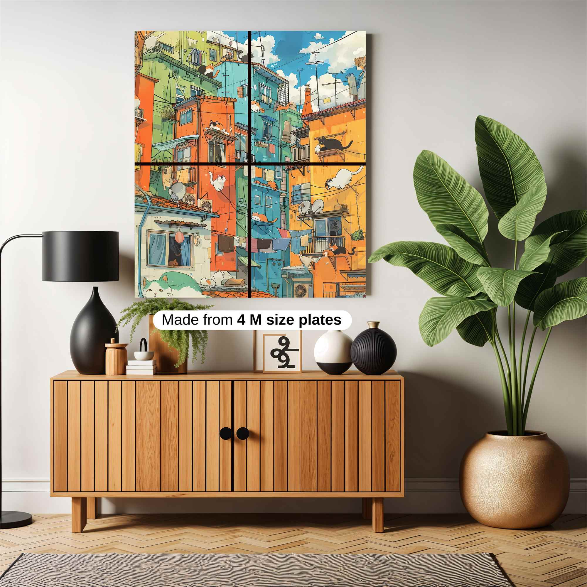 Cat Capers Safe Wall Magnetic / M