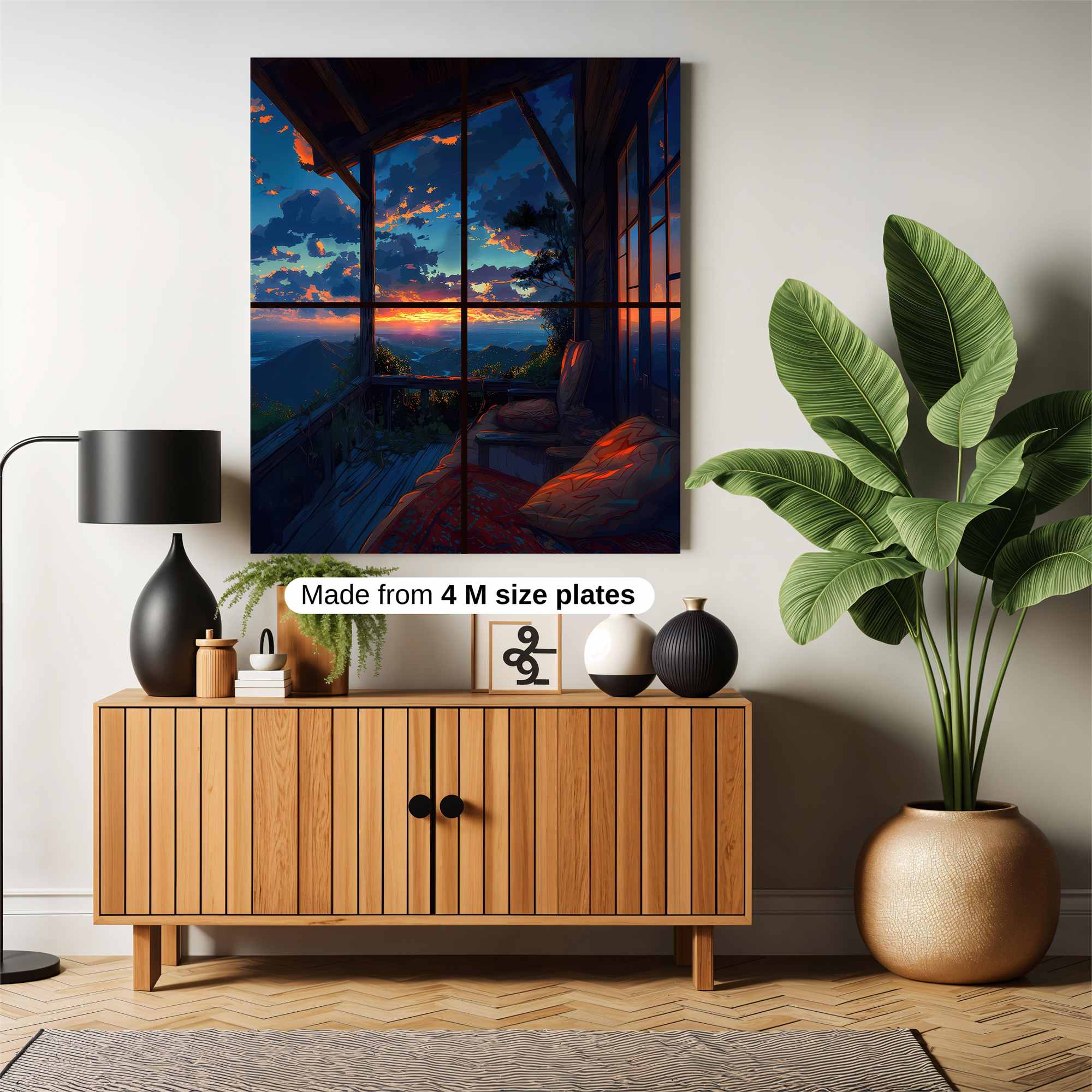 Sunset Serenity Safe Wall Magnetic / M