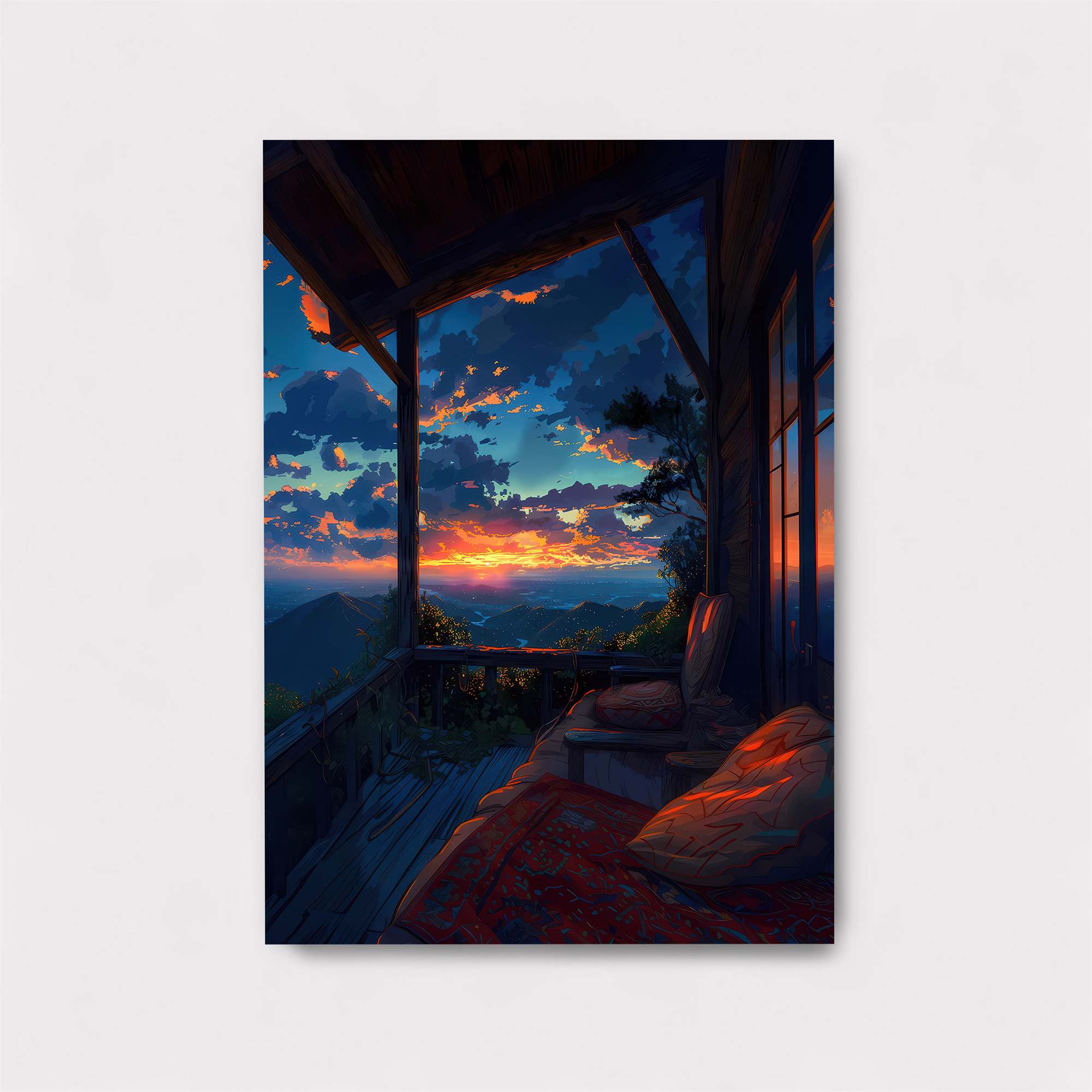 Sunset Serenity Safe Wall Magnetic / M