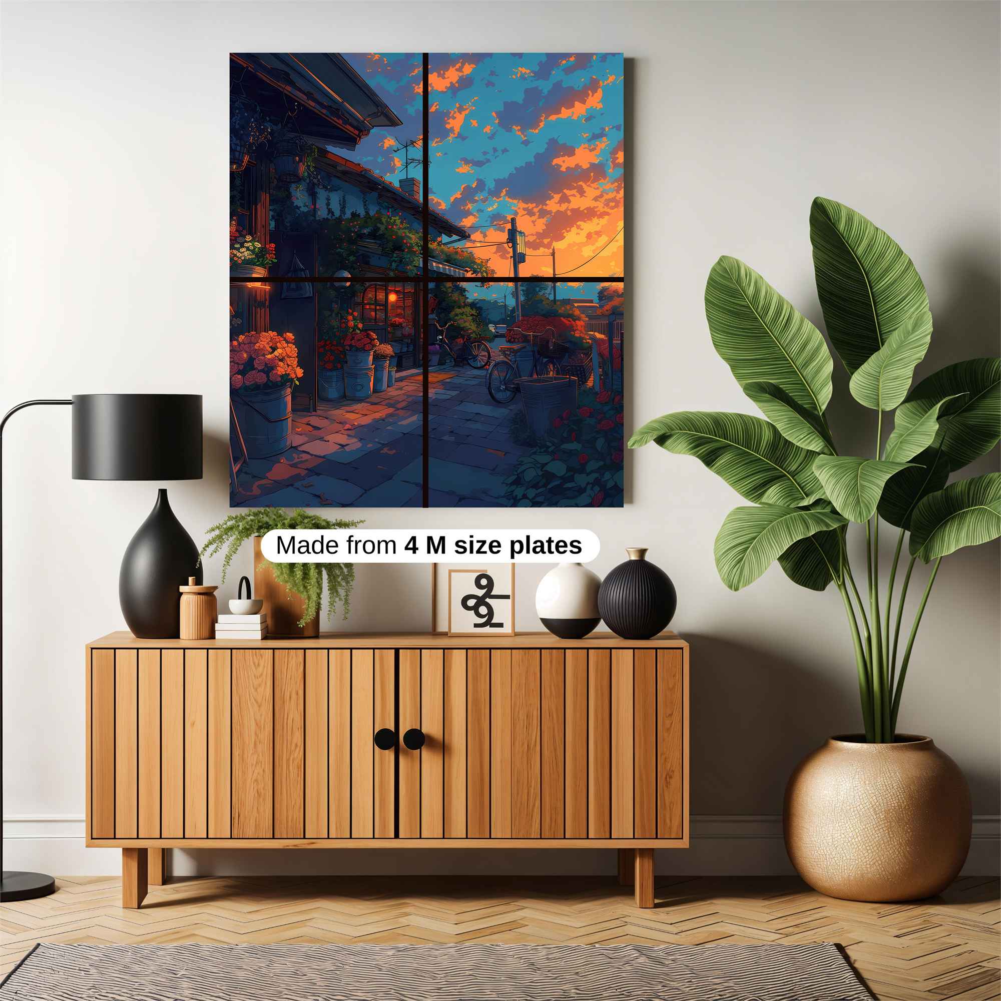 Sunset Serenity Safe Wall Magnetic / M