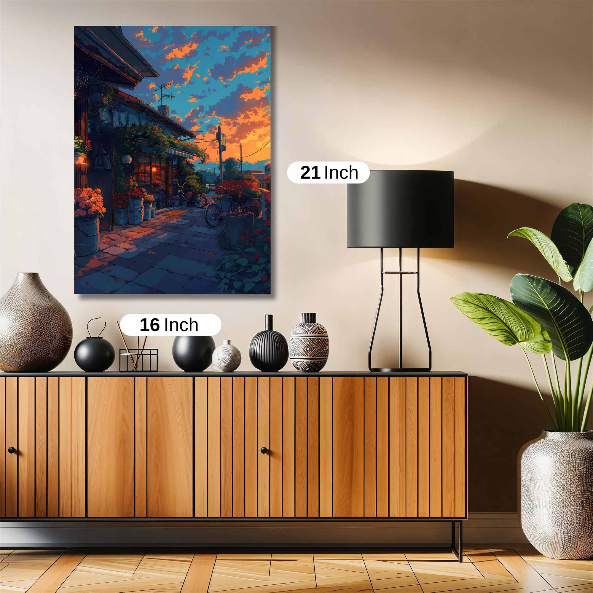 Sunset Serenity Safe Wall Magnetic / M